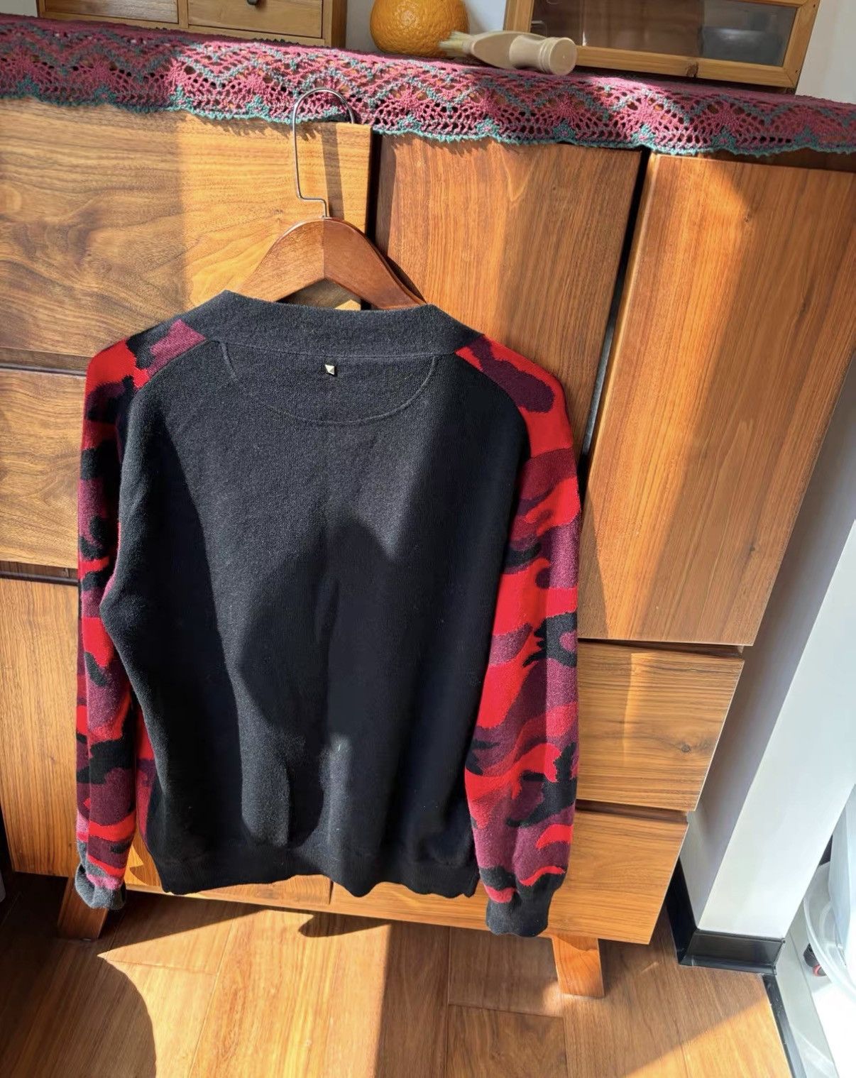 Valentino Valentino Classic Camouflage Cashmere Cardigan J2 Size US S / EU 44-46 / 1 - 2 Thumbnail