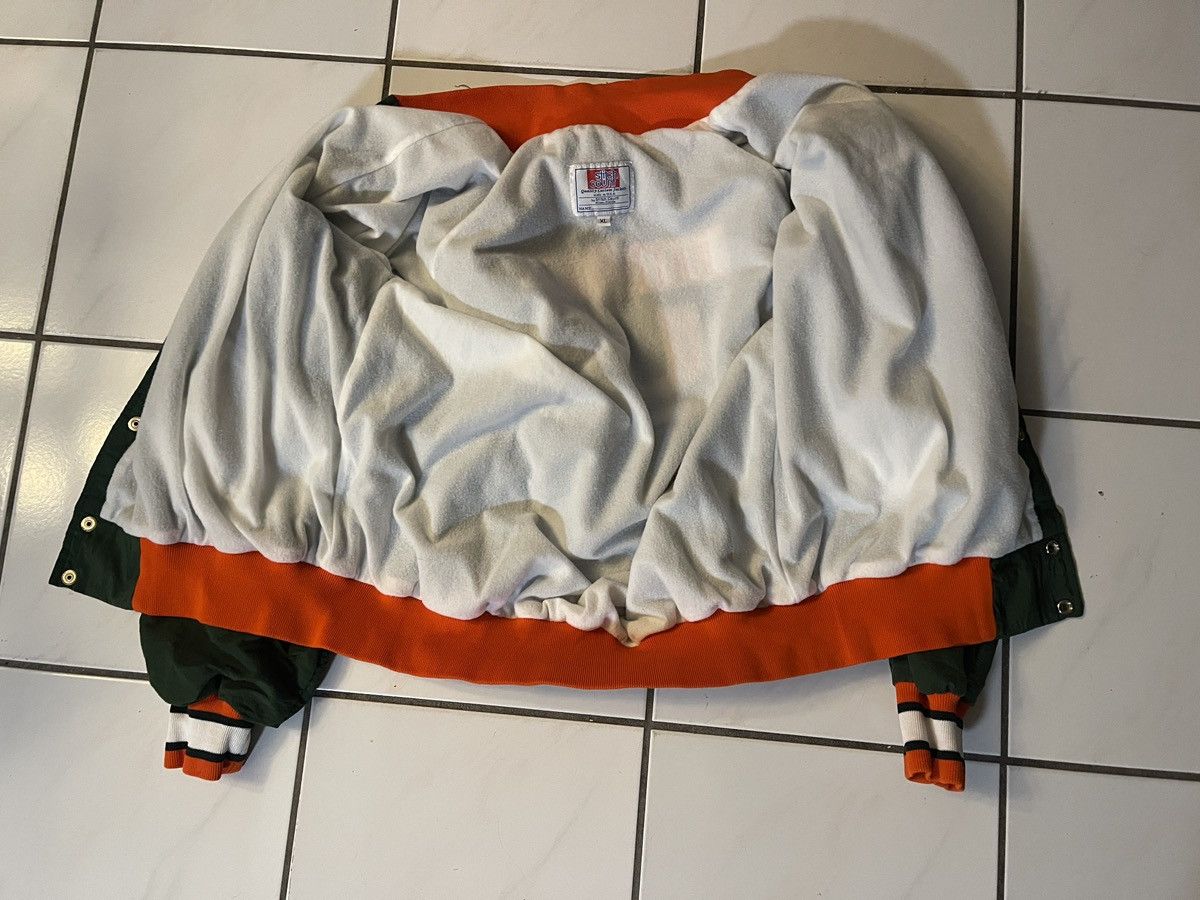 Other VINTAGE Miami Hurricanes Stitch Count Jacket XL Made In USA Size US XL / EU 56 / 4 - 3 Thumbnail