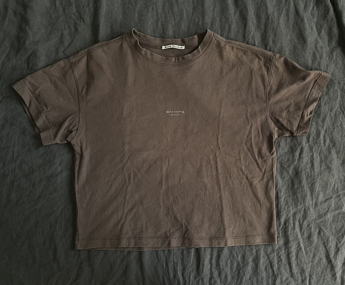 Acne Studios Boxy Cropped T-Shirt
