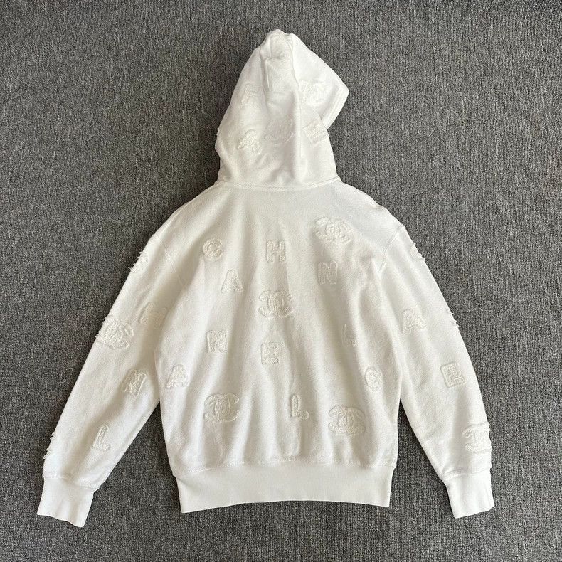 Chanel Chanel Embossed letter embroidery logo hoodie hooded sweats Size US S / EU 44-46 / 1 - 2 Thumbnail