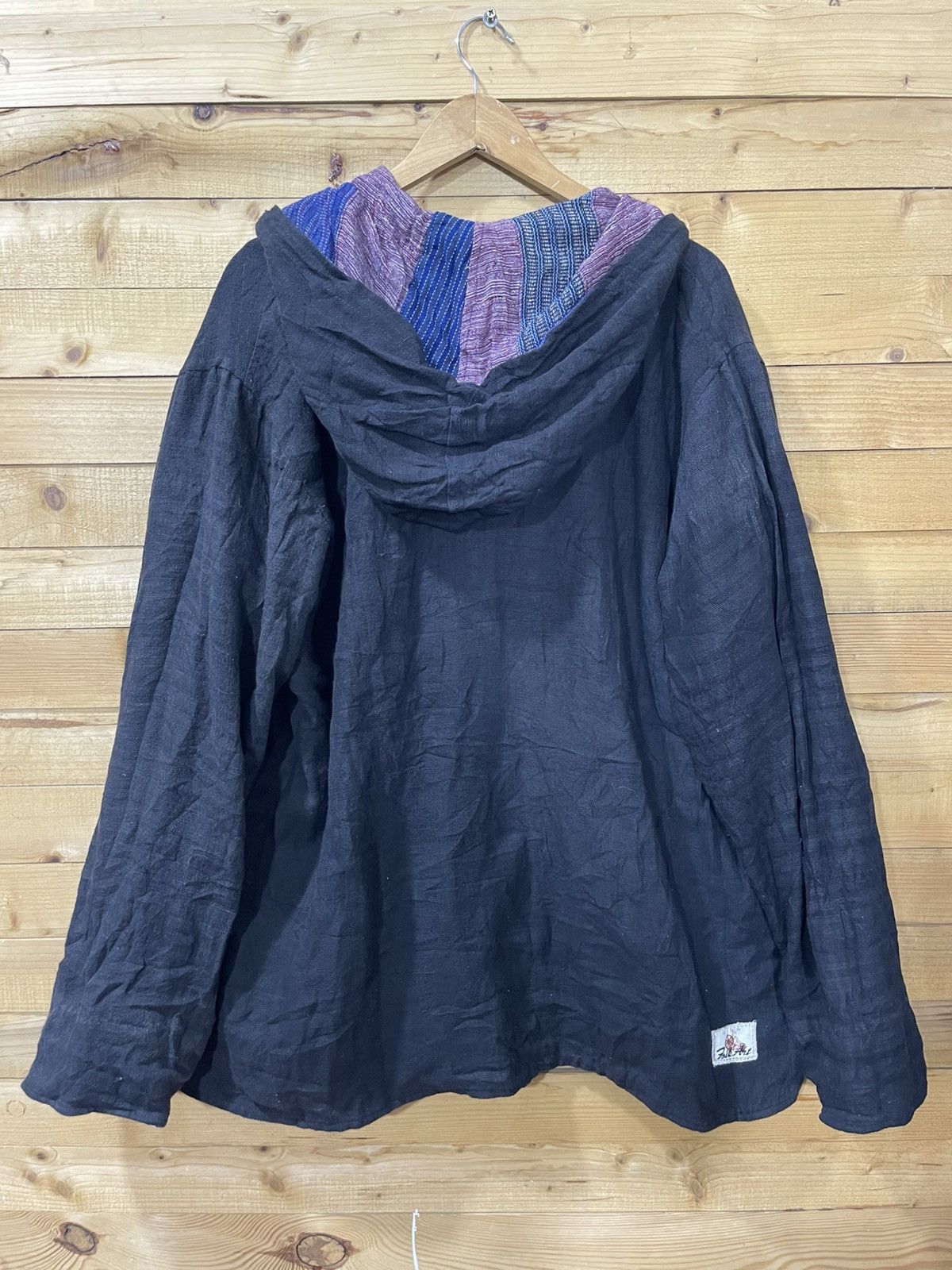 Folk Offernow🔥Vintage folk art patchwork reversible boro jacket Size US XXL / EU 58 / 5 - 12 Thumbnail