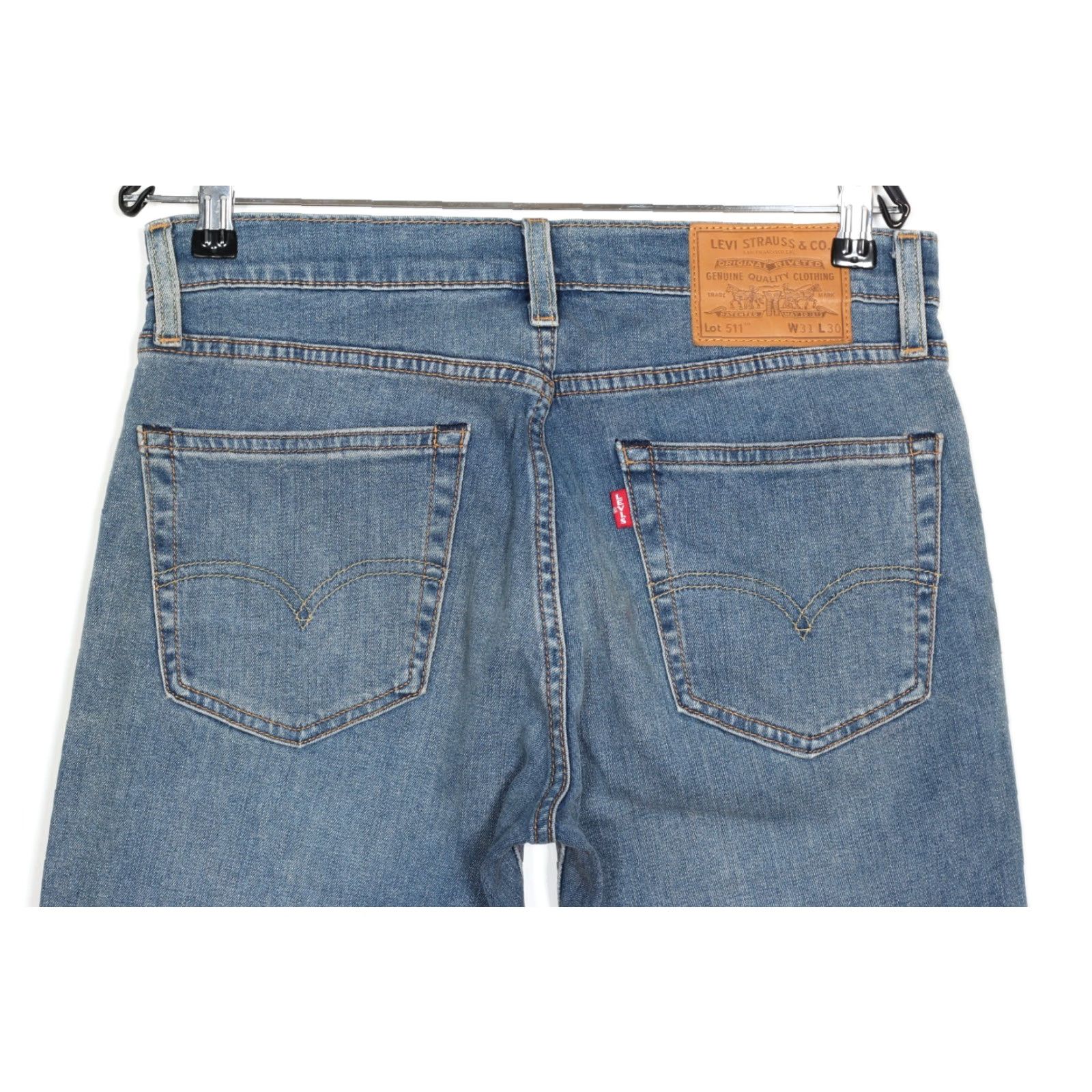 Levi's LEVI’S 511 PREMIUM Slim Fit Jeans Men 31x30 Blue Denim Stretch 5-Pocket DZ7207 W31 L30 Size US 31 - 4 Thumbnail