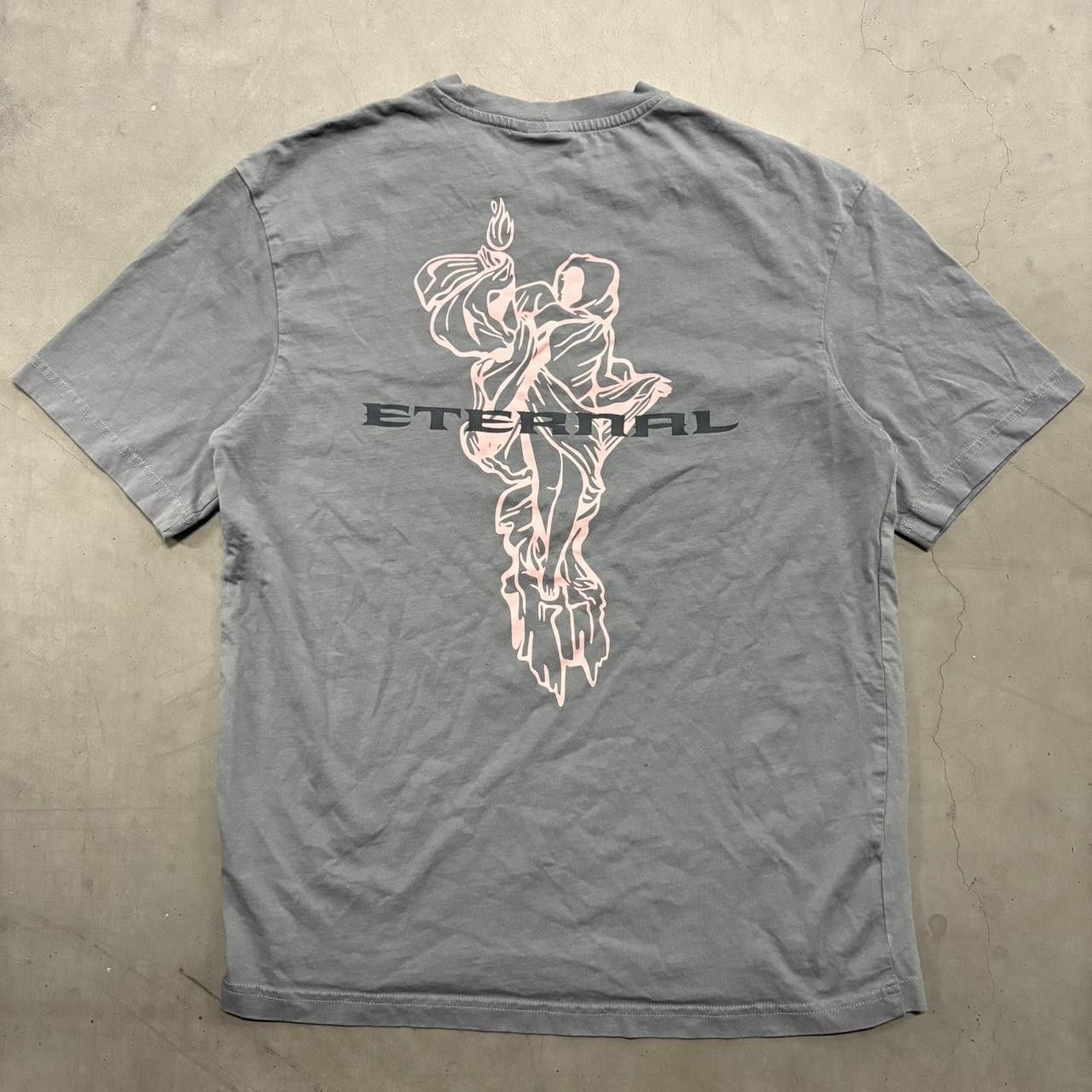 Vintage Crazy Vintage Y2K/2000s Skater Style Streetwear Eternal Graphic T-Shirt! Size US S / EU 44-46 / 1 - 1 Thumbnail