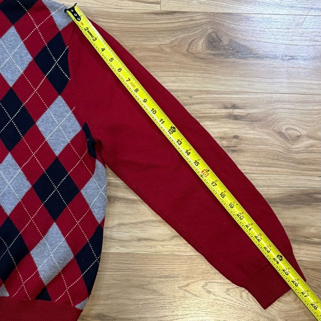 Brooks Brothers Brooks Brothers Men’s L Argyle 1/4 Zip Sweater Size US L / EU 52-54 / 3 - 7 Thumbnail