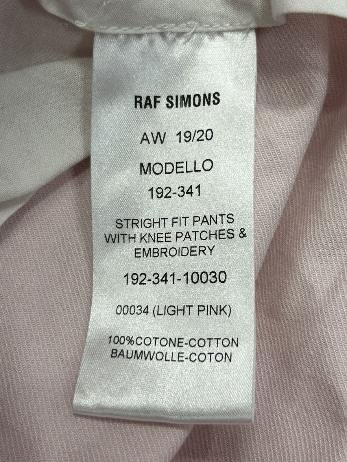 Raf Simons Raf Simons Pink Pants Size US 34 / EU 50 - 8 Thumbnail