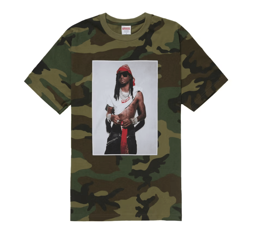 Supreme Supreme Playboi Carti Tee Woodland Camo Size L Size US L / EU 52-54 / 3 - 1 Thumbnail