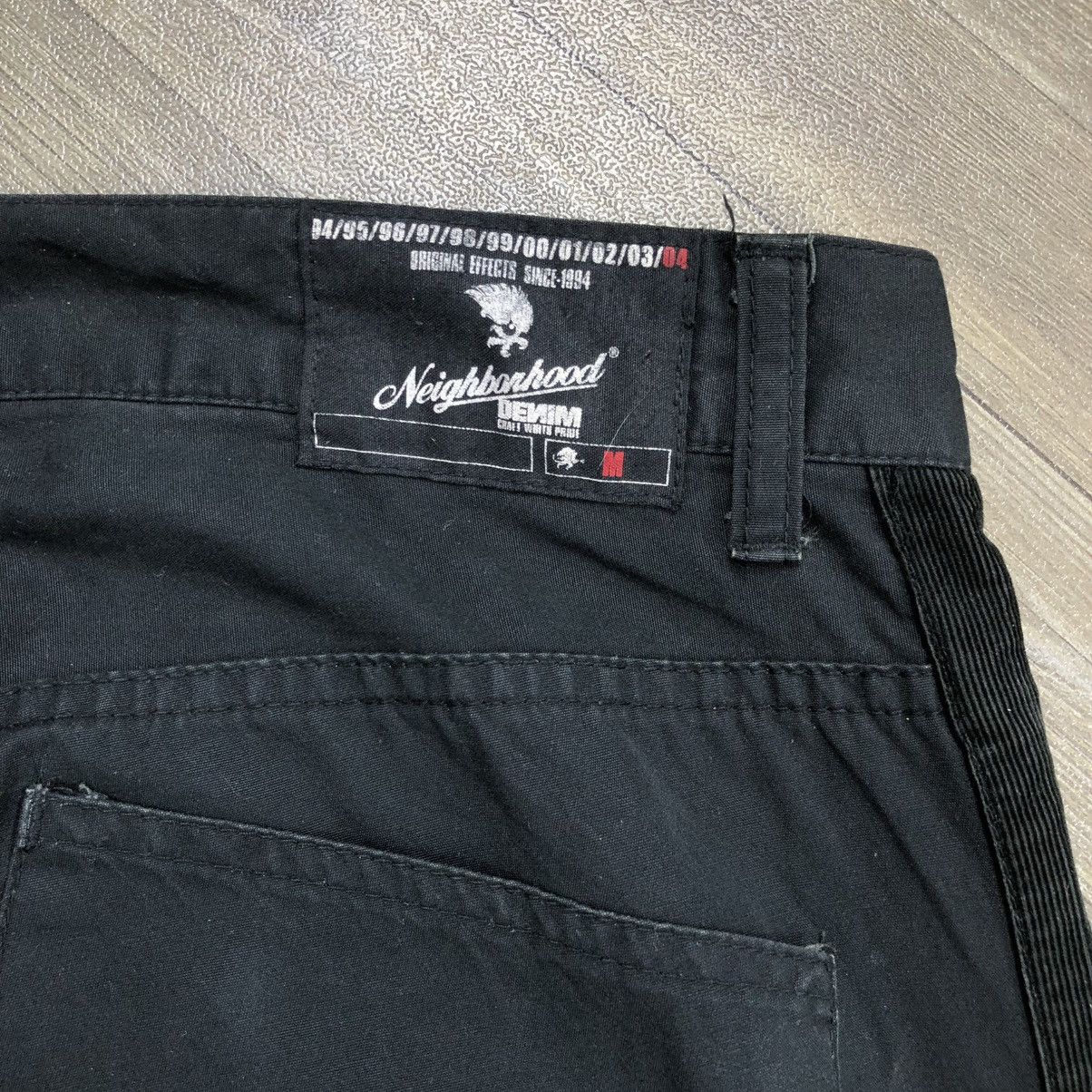 Japanese Brand × Neighborhood 🇯🇵 2000s Neighborhood Side Stripe Corduroy Wide Pants Faded Size US 30 / EU 46 - 15 Thumbnail