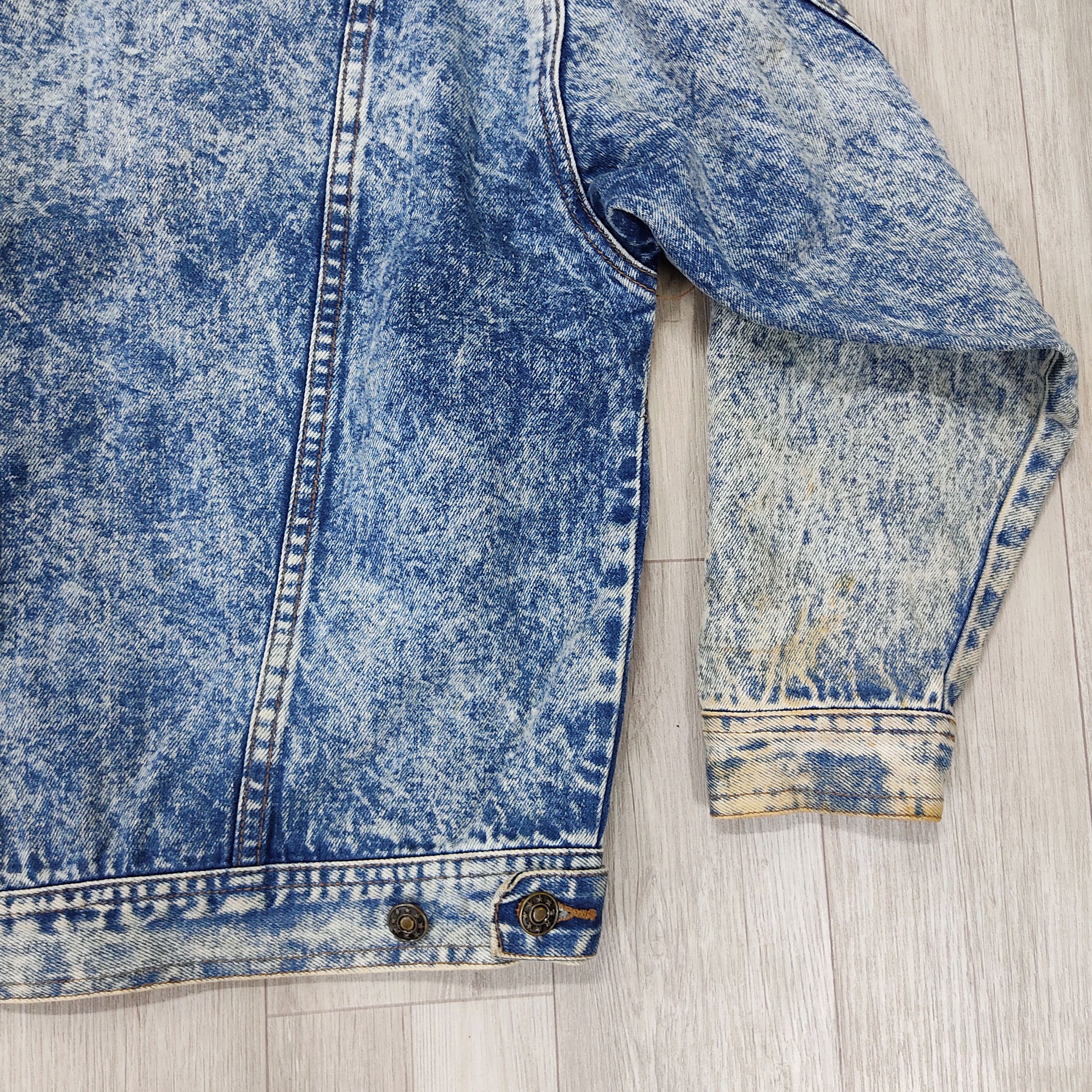 Japanese Brand × Killer Acid × Vintage Vintage 80s Berkshine Acid Wash Denim Jacket Size US M / EU 48-50 / 2 - 12 Thumbnail