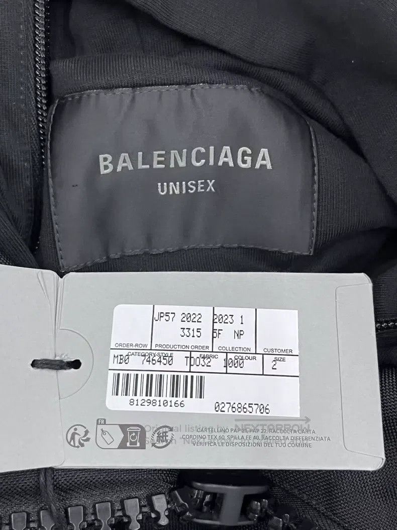 Balenciaga Balenciaga Solid Color Letter Pocket Long Sleeve Size US M / EU 48-50 / 2 - 4 Thumbnail