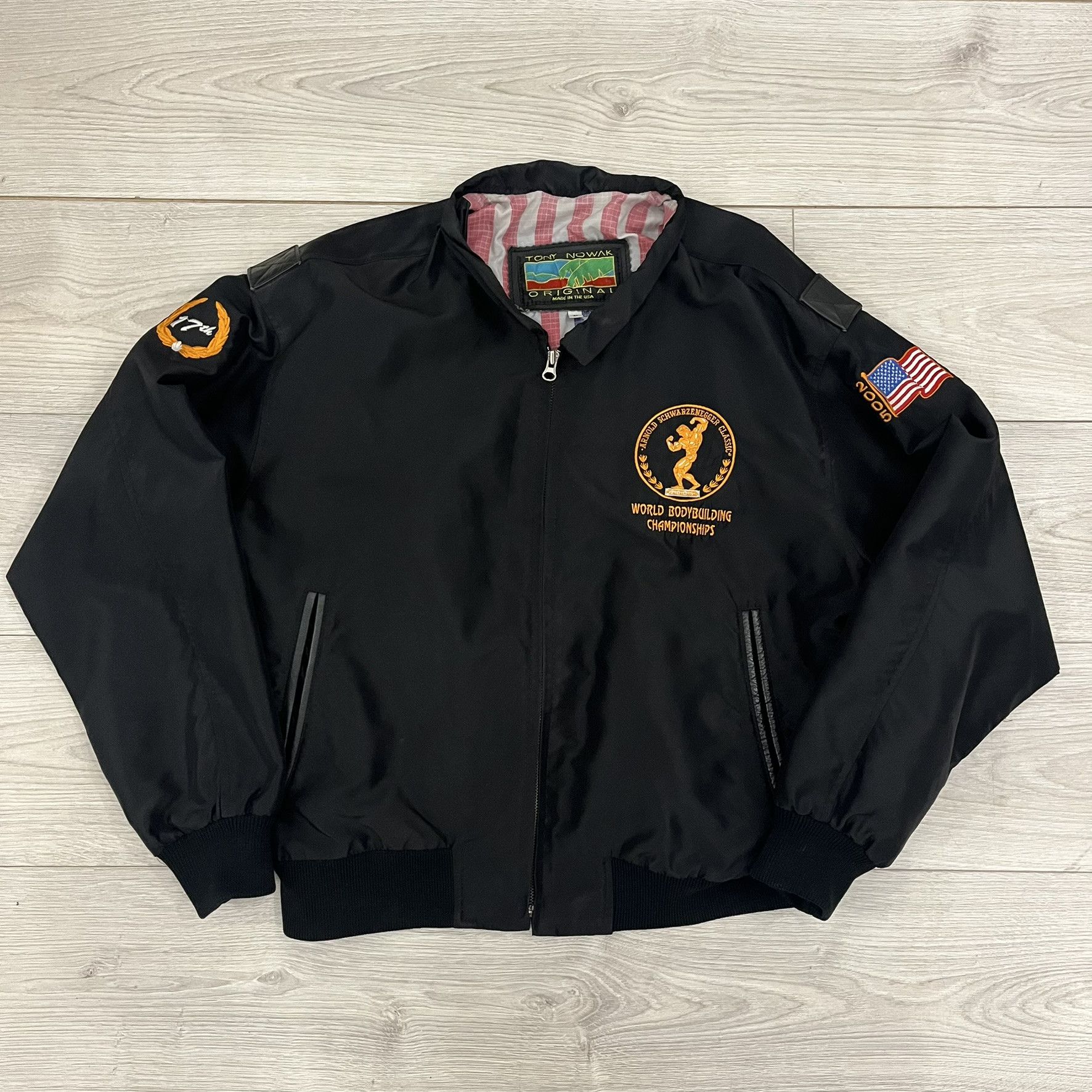 Other Arnold Bodybuilding Classic Jacket Tony Nowak 2005 Size US L / EU 52-54 / 3 - 2 Thumbnail