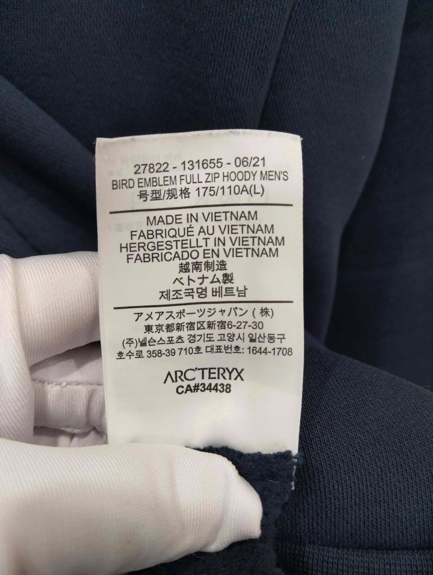 Arc'teryx Arcteryx Embroidered Logo Fleece Zip Hooded Jacket L Size US L / EU 52-54 / 3 - 4 Thumbnail