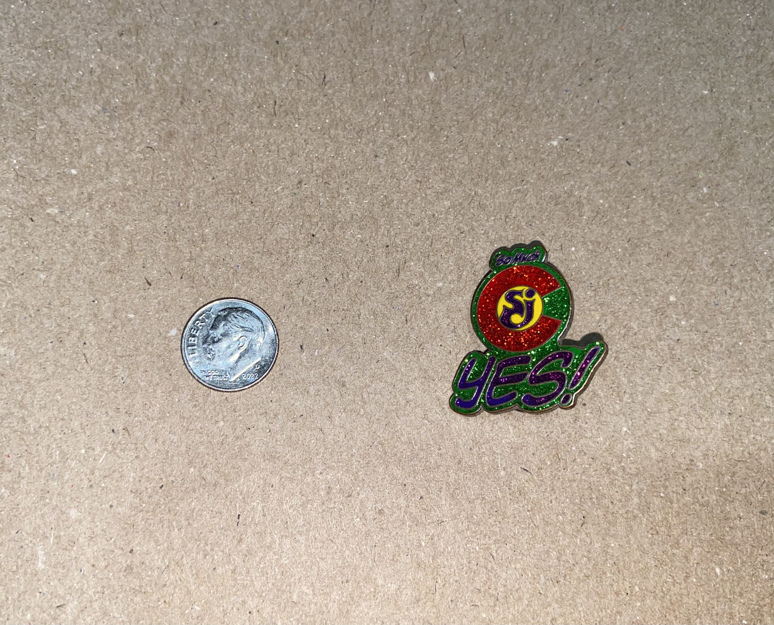 Other Metal Enamel Pin Brooch CO Colorado State Flag design Hindi! Size ONE SIZE - 5 Thumbnail