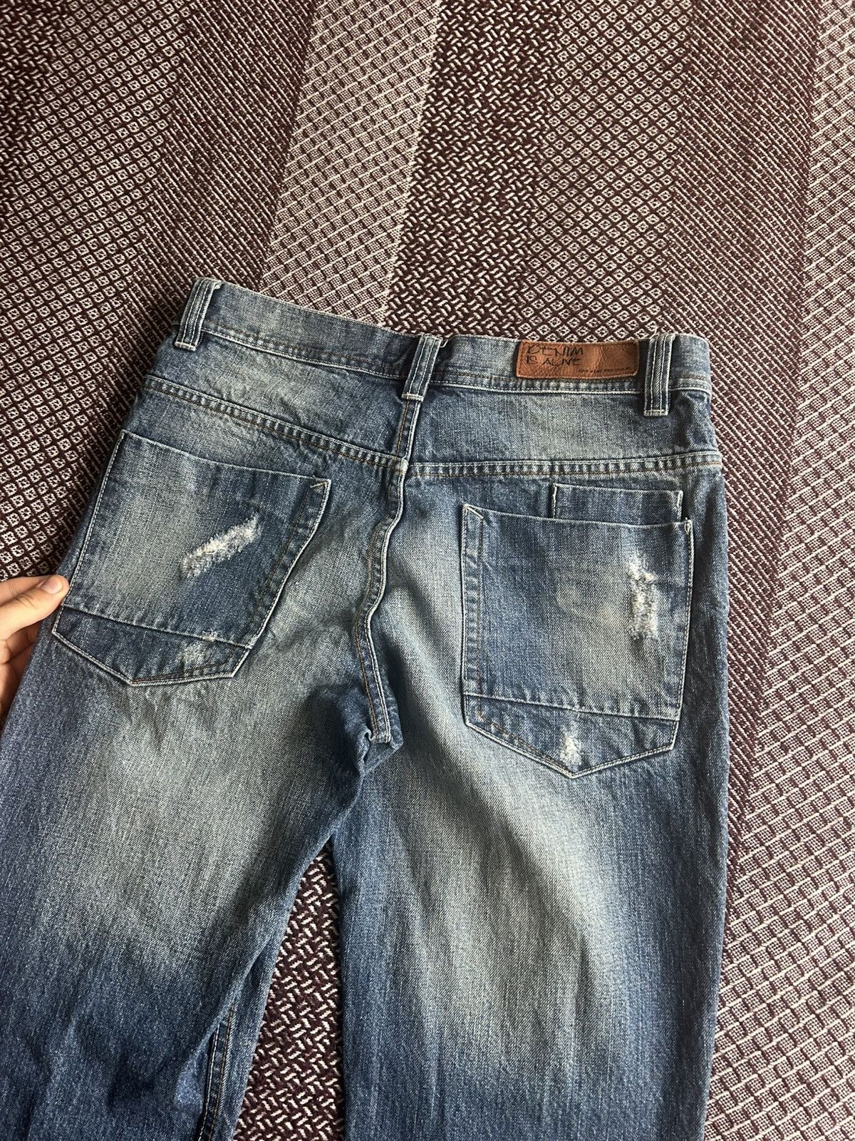Japanese Brand Japanese Style Distressed Jeans Size 38 Women Faded Y2K Type Size 26" / US 2 / IT 38 - 6 Thumbnail