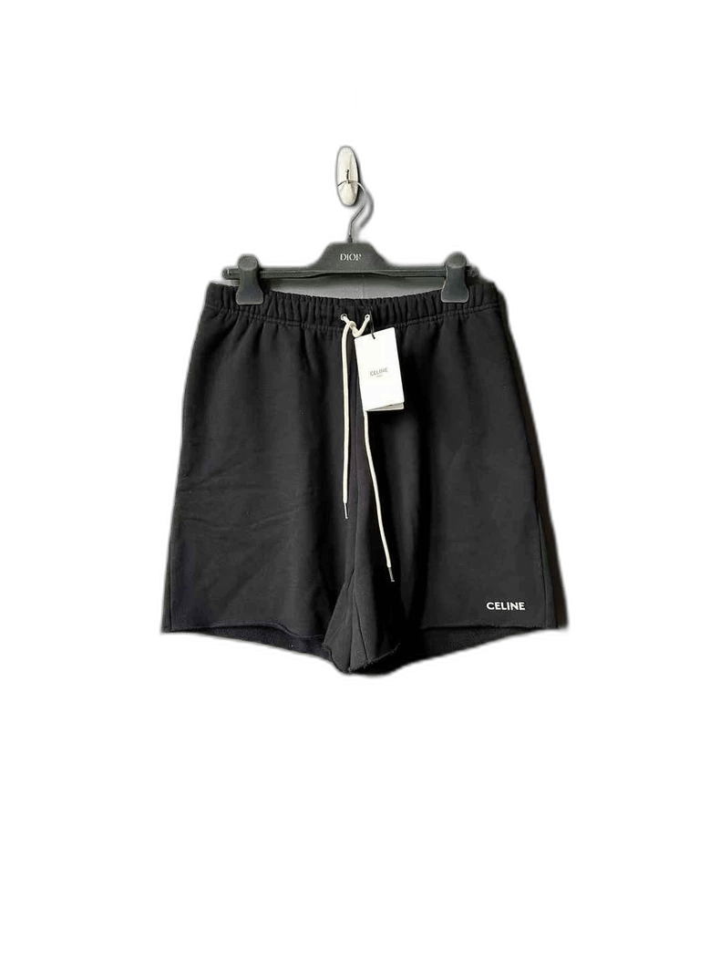 Celine Celine Black Embroidered Shorts Size L Size US 34 / EU 50 - 1 Thumbnail