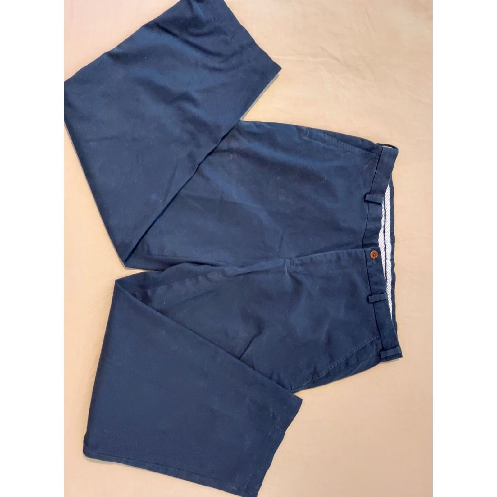 Brooks Brothers Brooks Brothers Mens Pants Chino 38x30 Cotton Blue Regular 38 Chino Trouser Slack Dress Pants Size US 38 / EU 54 - 3 Thumbnail