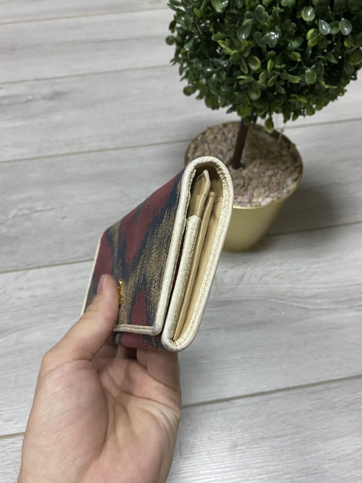 Vivienne Westwood Vivienne Westwood orb leather woven patterns wallet Size ONE SIZE - 3 Thumbnail