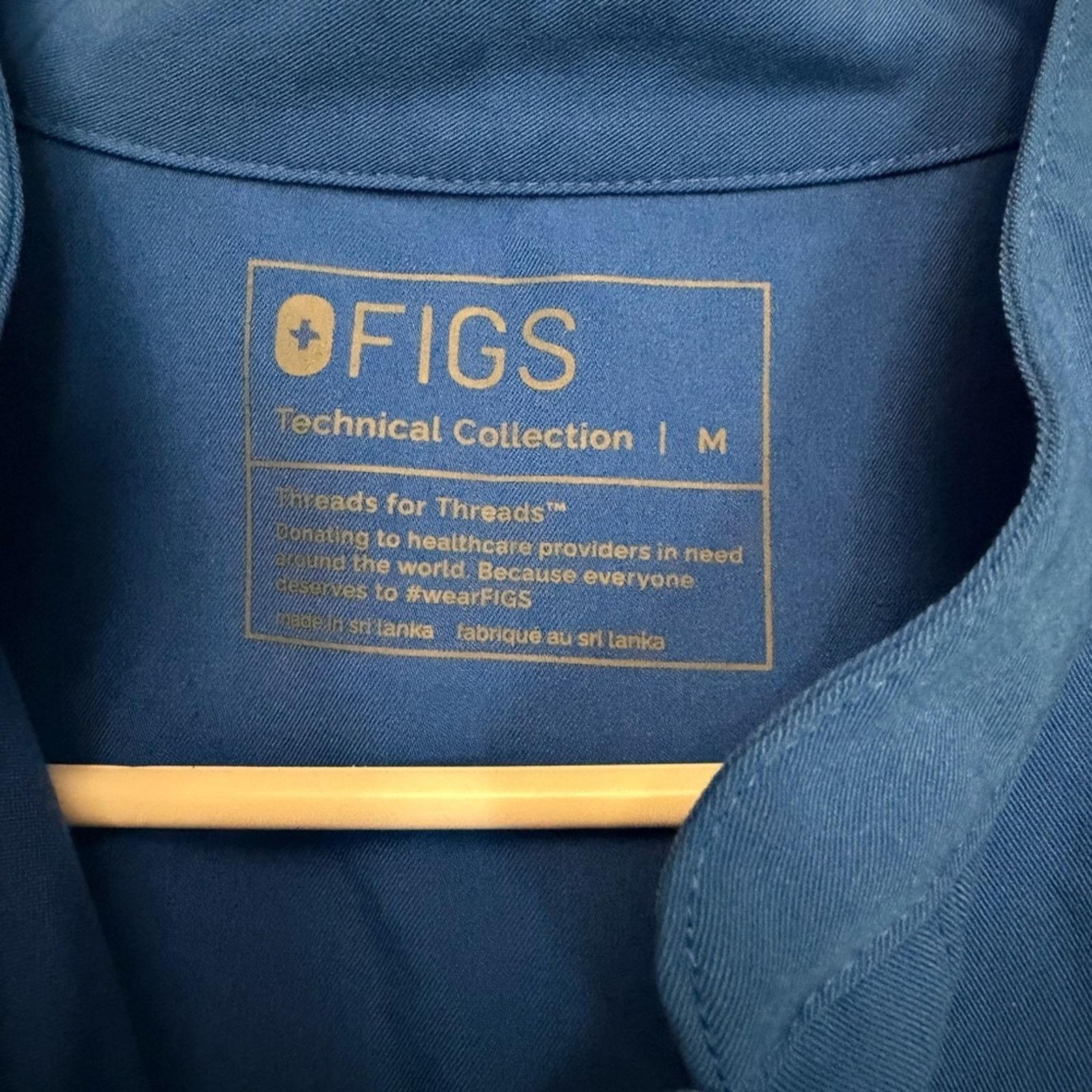 Other Figs Blue Oversized Technical Top Size M / US 6-8 / IT 42-44 - 3 Thumbnail