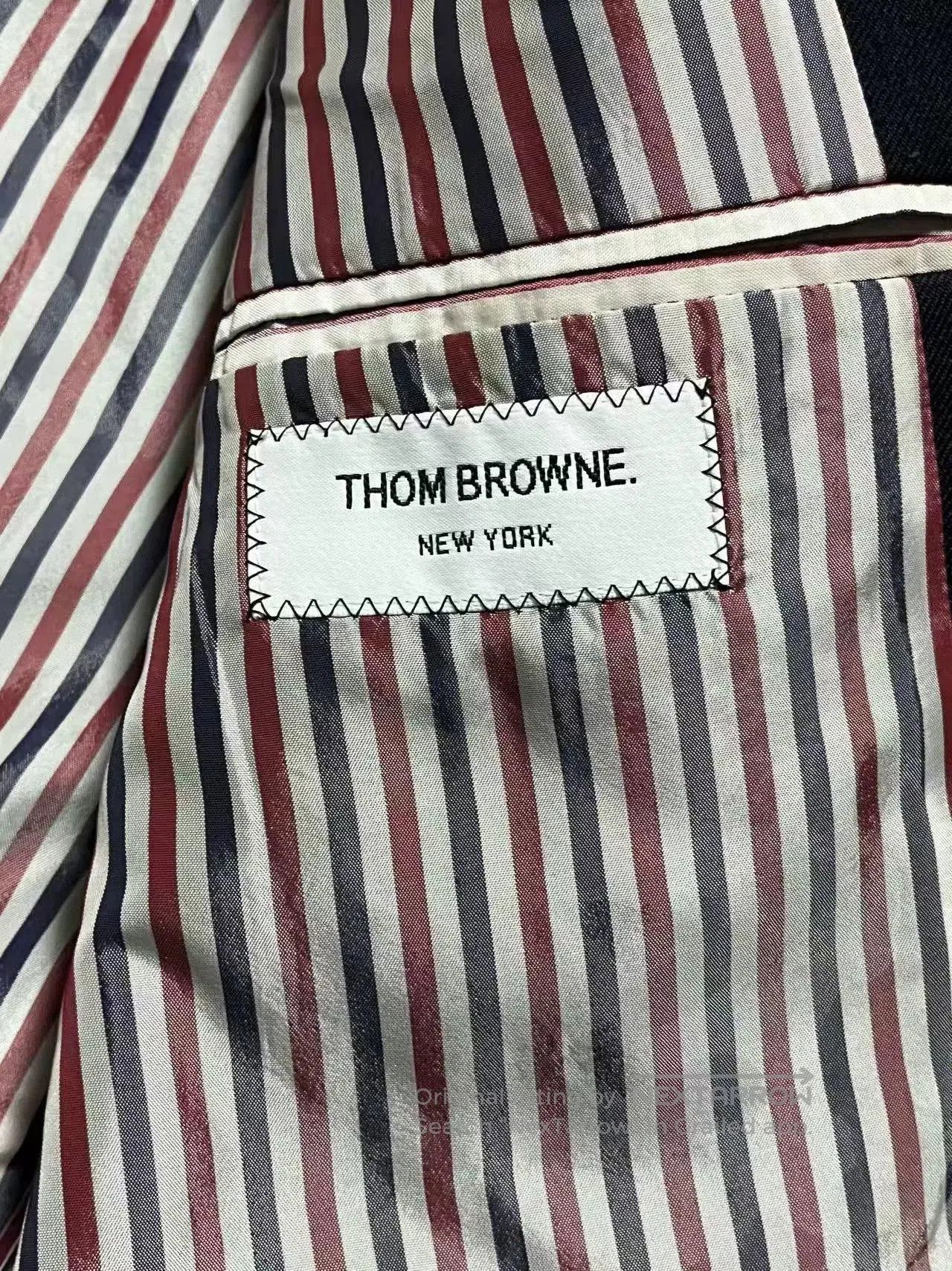 Thom Browne Thom Browne Navy Wool Suit for Men. Size US XL / EU 56 / 4 - 5 Thumbnail