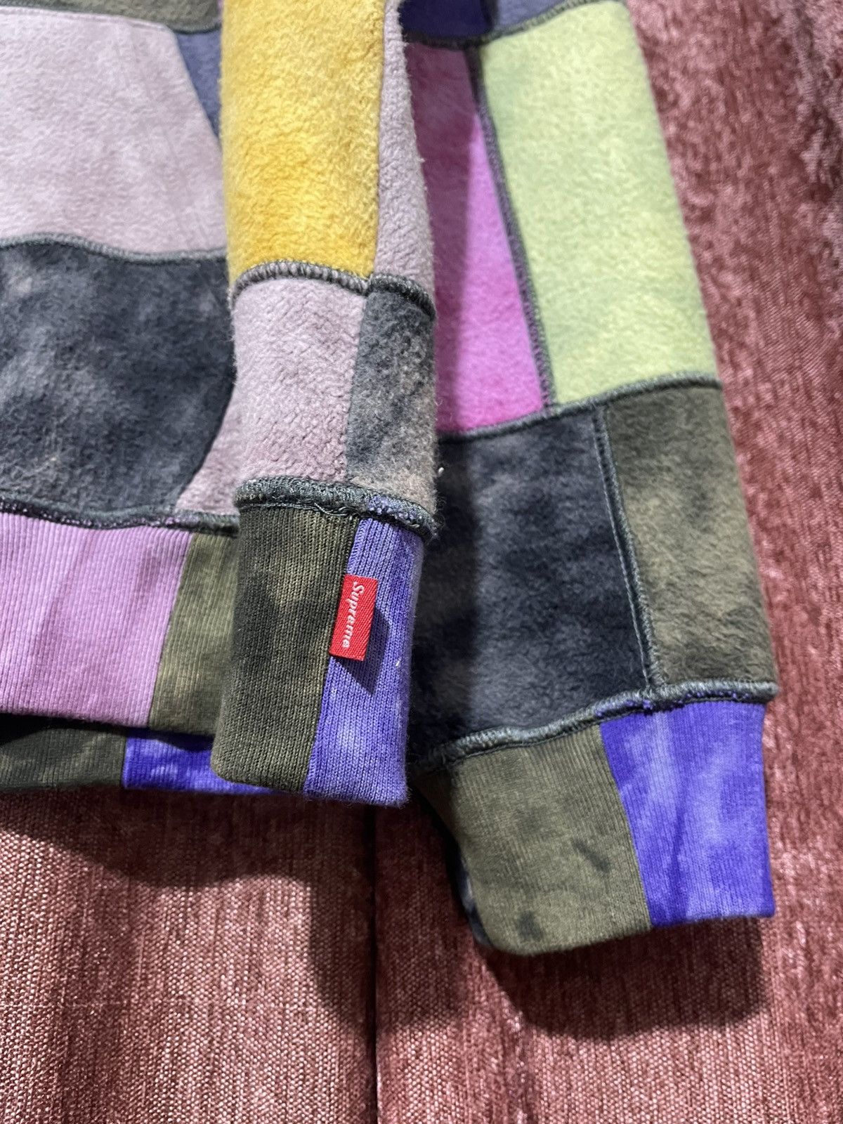 Supreme Supreme SS19 Patchwork Tie Dye Hooded Sweatshirt Medium Size US M / EU 48-50 / 2 - 16 Thumbnail