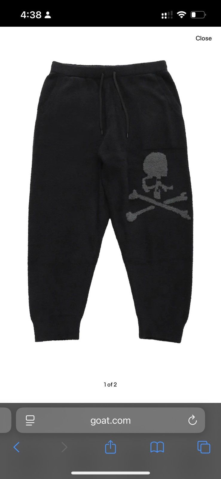Mastermind Japan Mastermind World fleece track pants Size US 42 / EU 58 - 1 Thumbnail