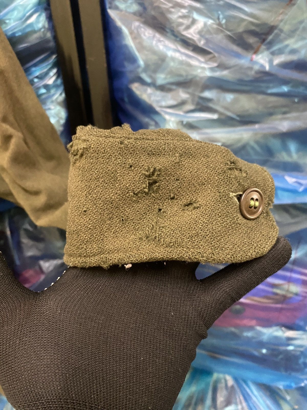 Other Vintage WWII Era US Army Wool Field Shirt Olive Green Size US M / EU 48-50 / 2 - 8 Thumbnail