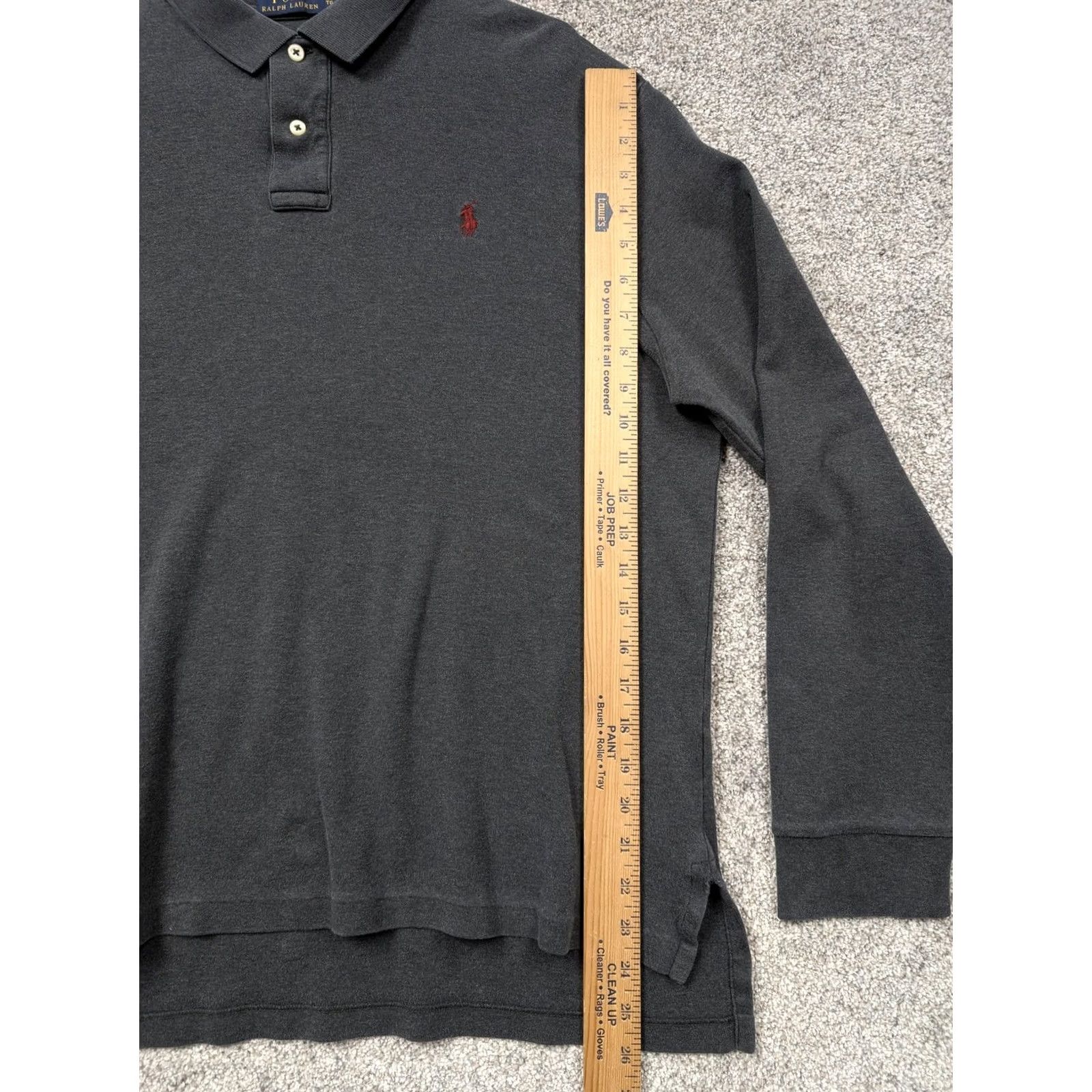 Polo Ralph Lauren Polo Ralph Lauren Polo Shirt Mens XL Gray Long Sleeve Red Pony Classic Preppy Shirt Mens XL Gray Polo Ralph Lauren Polo Shirt Size US XL / EU 56 / 4 - 2 Thumbnail