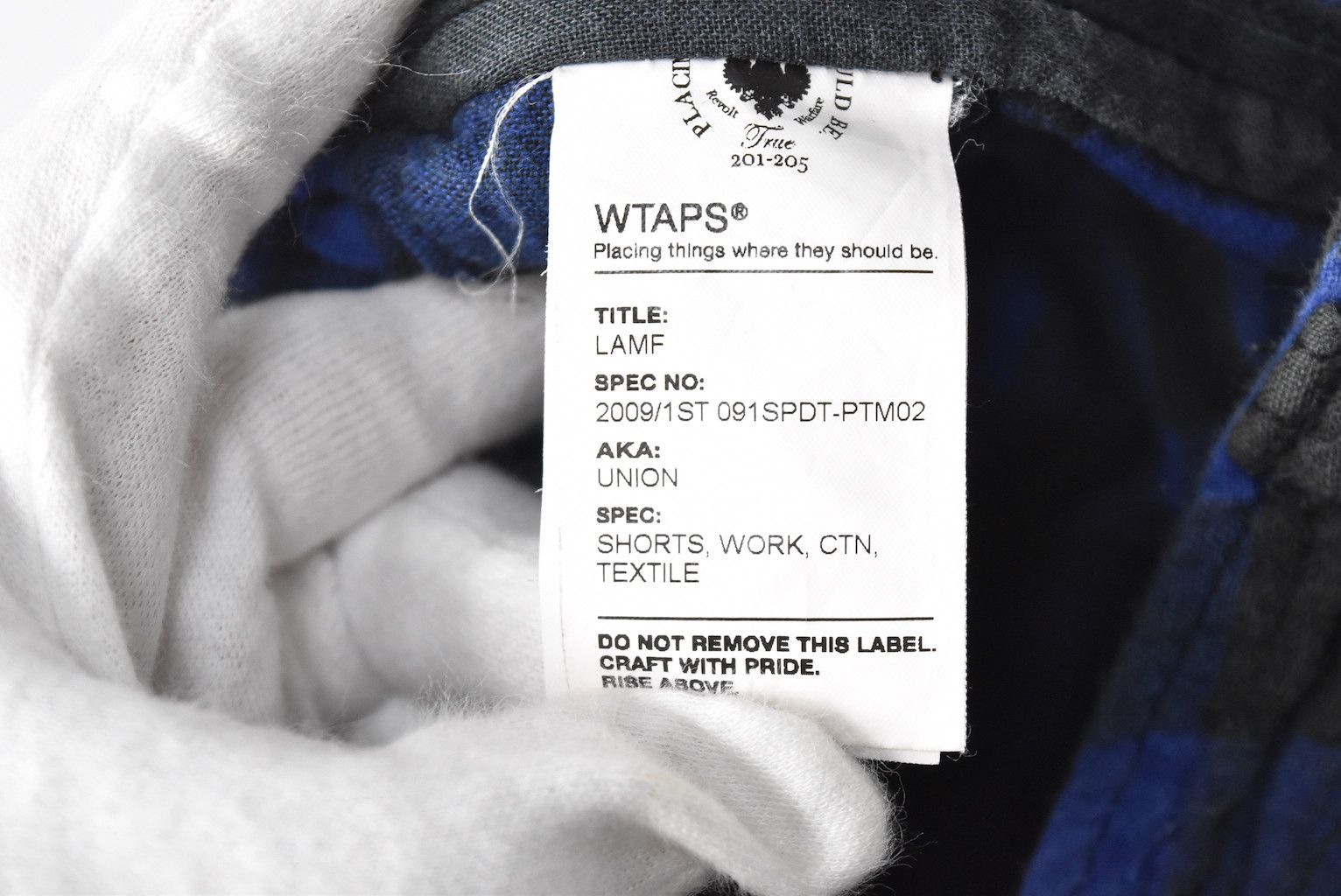 Wtaps WTAPS/check shorts/27692 - 771 50 Size US 30 / EU 46 - 11 Thumbnail