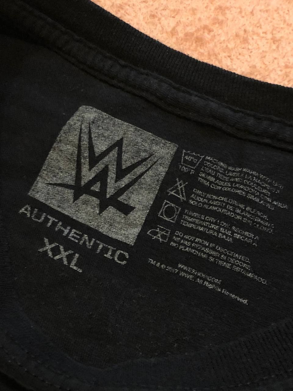 WWE Vintage WWE T-Shirt luxury black crazy Y2K big print Size US XXL / EU 58 / 5 - 2 Thumbnail