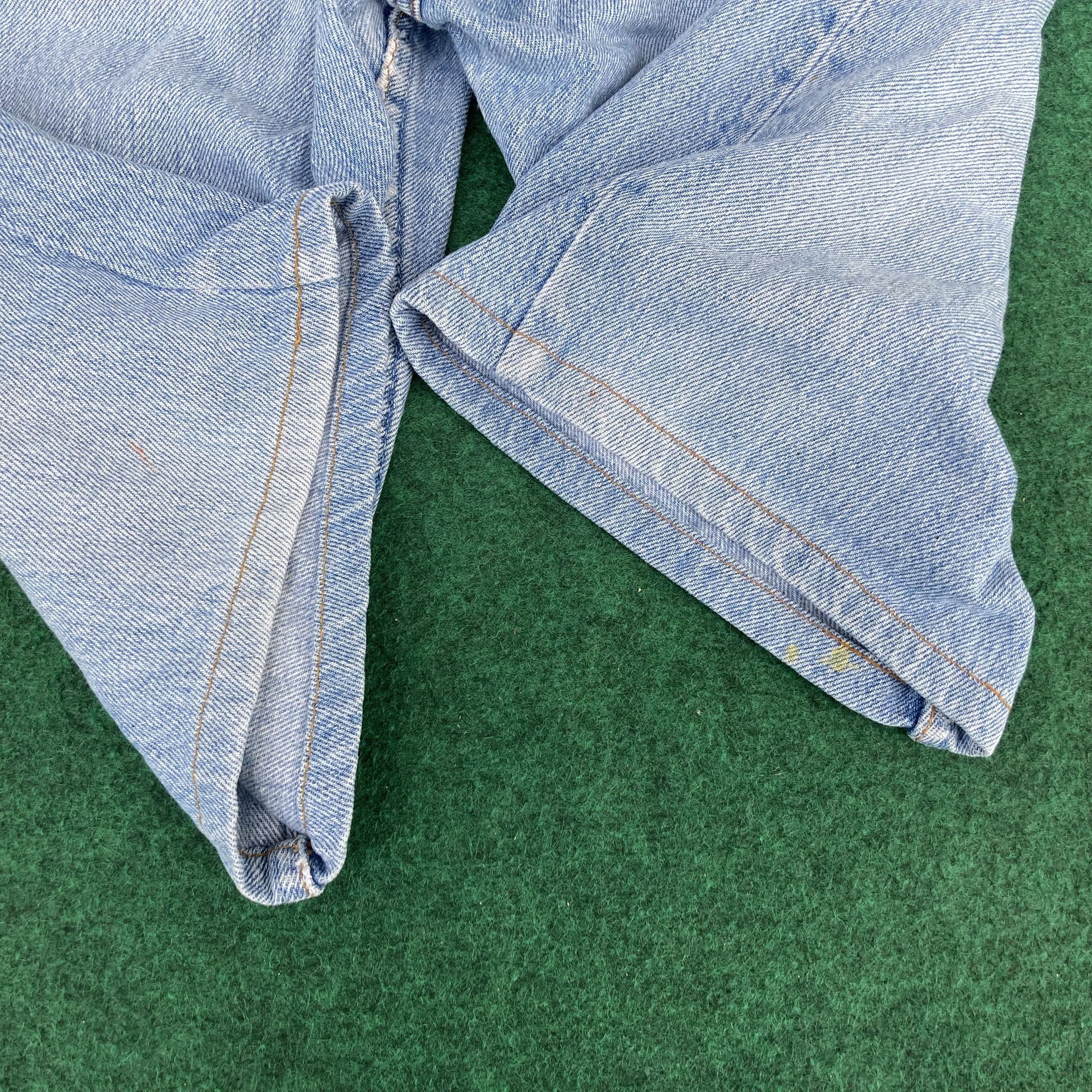 Levi's × Vintage Vtg Levis 501 Short Jorts Ripped Punk Grunge Jeans Size US 29 - 8 Thumbnail