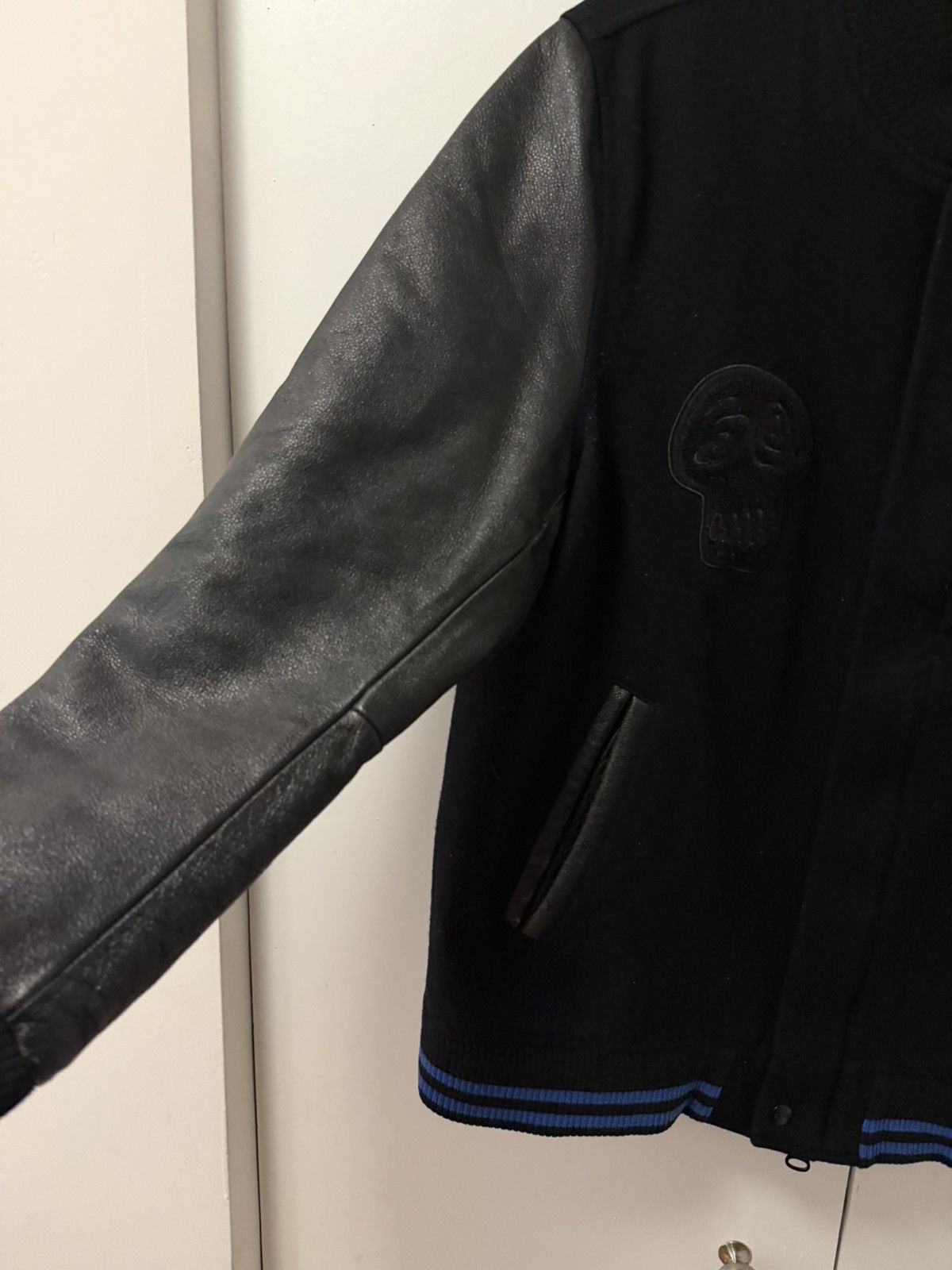 Nike × Stussy 30th Anniversary Destroyer Varsity Jacket, size L Size US L / EU 52-54 / 3 - 7 Thumbnail