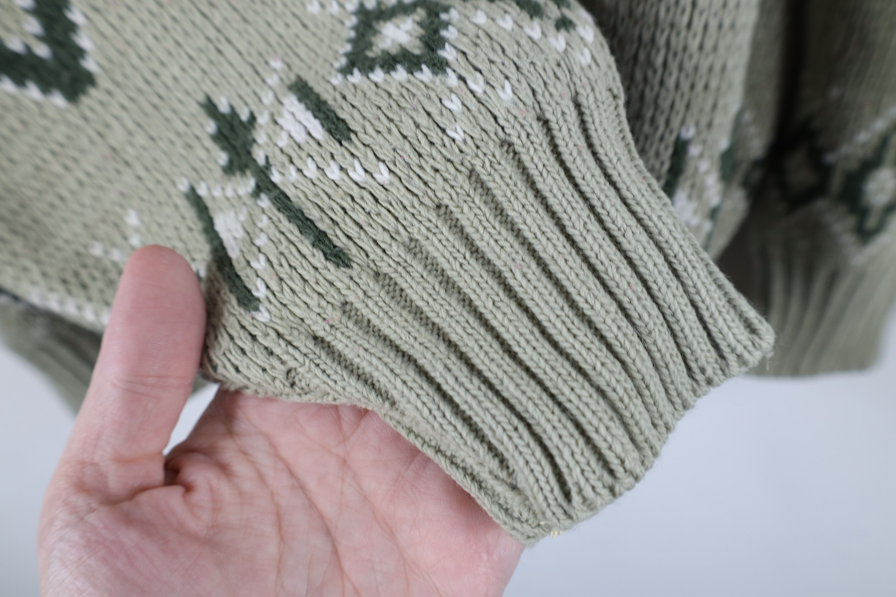 Vintage Vintage 70s Streetwear Fair Isle Knit Crewneck Sweater USA Size US L / EU 52-54 / 3 - 8 Thumbnail