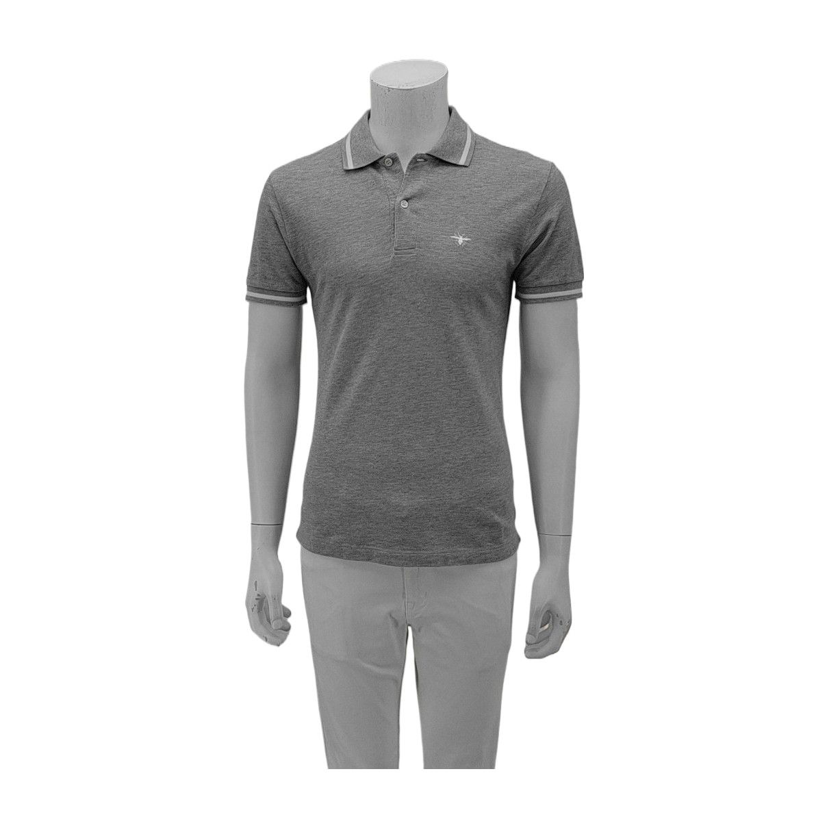 Dior Dior Homme SS06 Black Polo Shirt Rhinestones in size S | Grailed