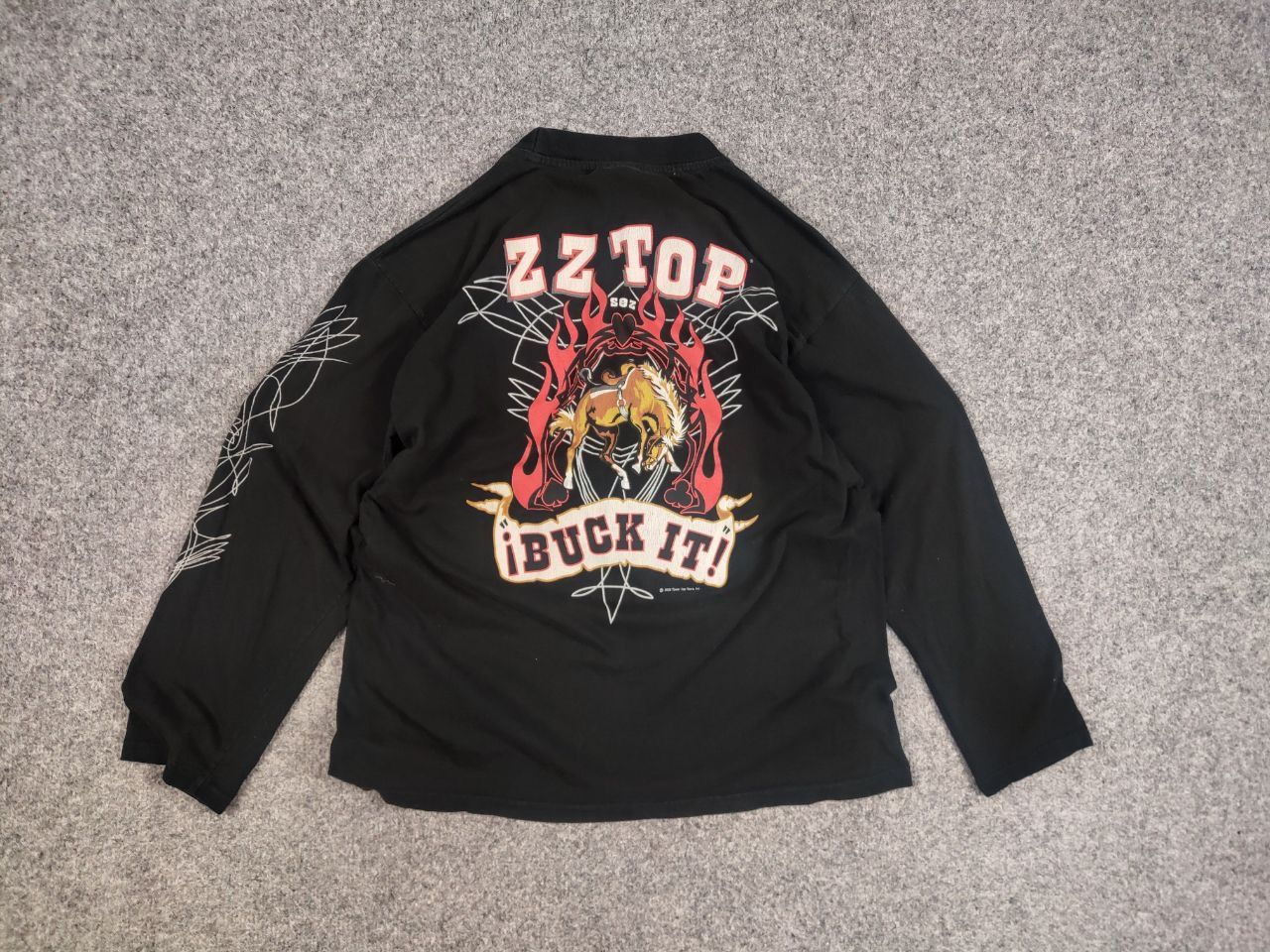 Band Tees Vintage ZZ Top 2002 Buck in Tour T Shirt Longsleeve Size US S / EU 44-46 / 1 - 6 Thumbnail