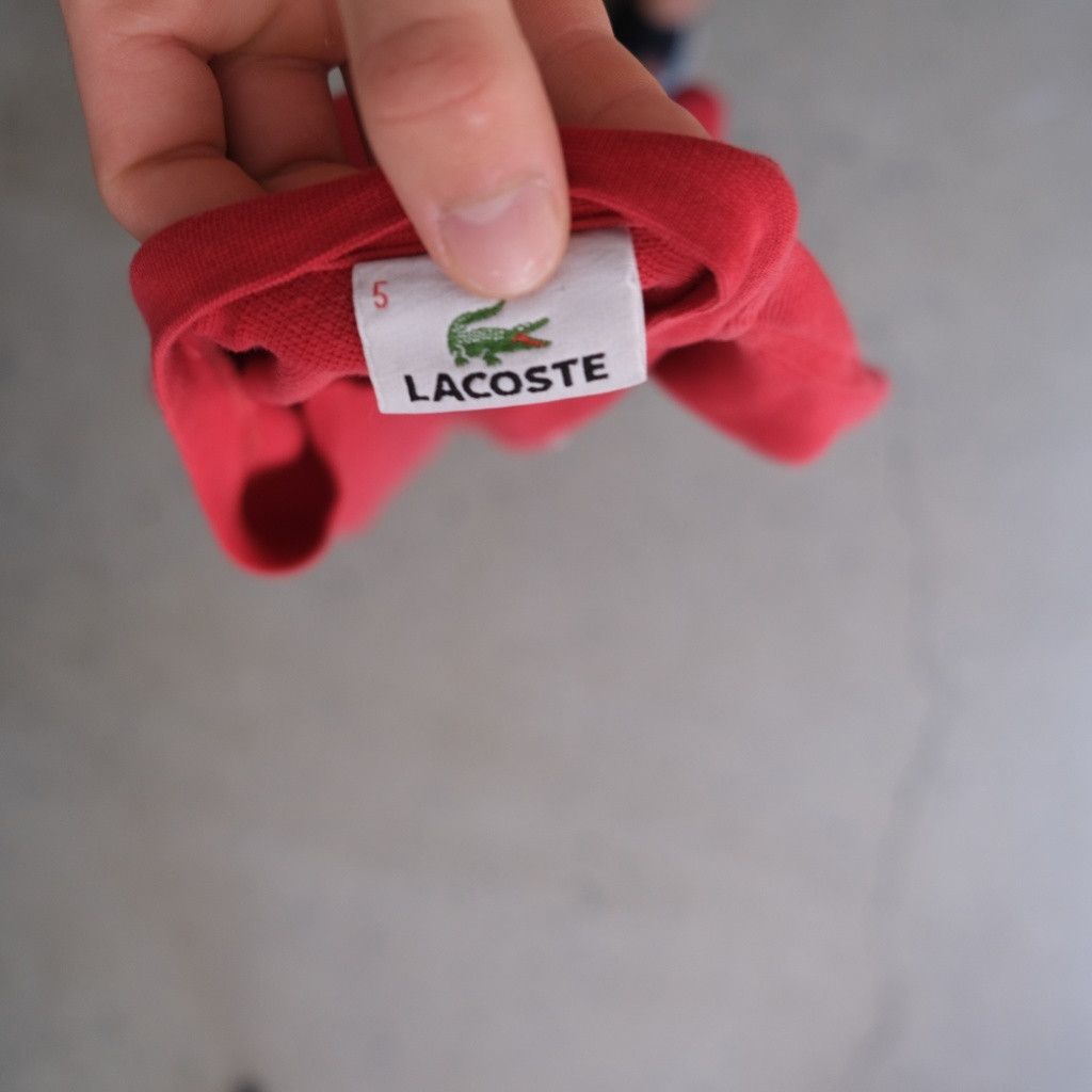 Lacoste Lacoste Red Short Sleeve T-Shirt Size 5 Size US M / EU 48-50 / 2 - 3 Thumbnail
