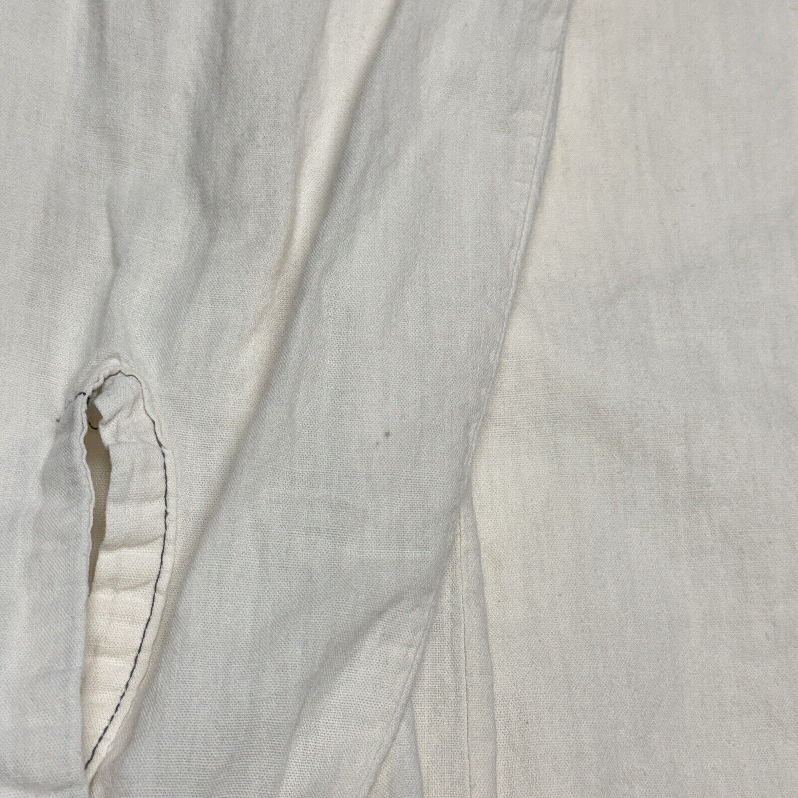 Lee × Vintage Vintage 70s Lee Button Snap Shirt Mens Large White Long Slee Size US L / EU 52-54 / 3 - 7 Thumbnail