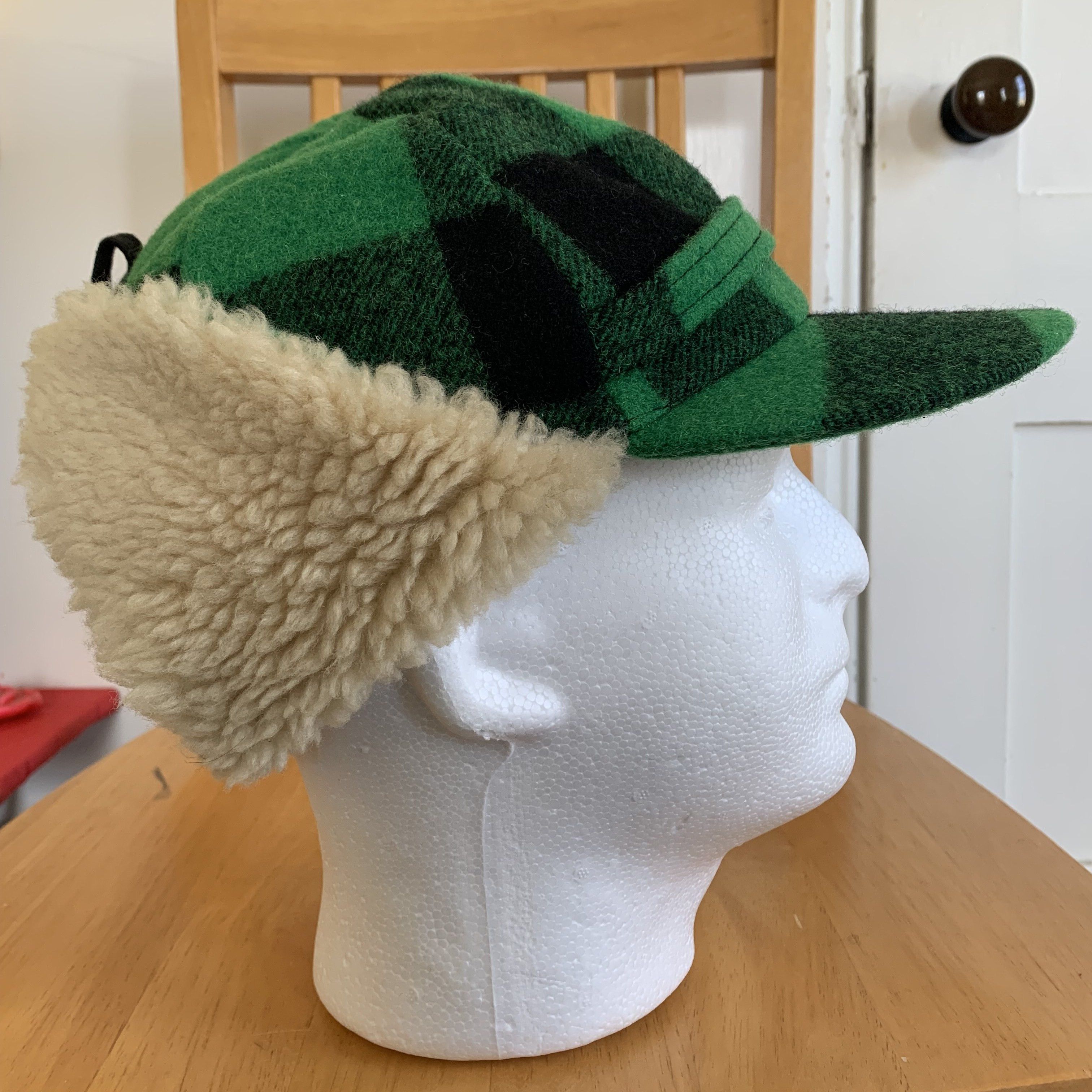 Number (N)ine FW08 Wool Check Hat Size ONE SIZE - 8 Thumbnail