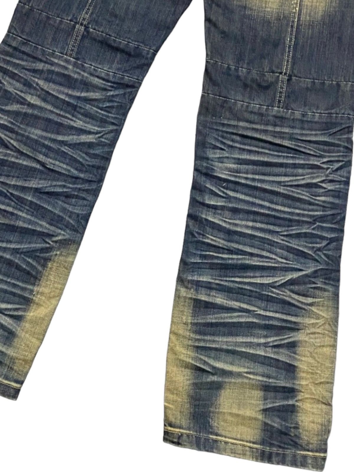 Japanese Brand Mushenghuo Japan Mud Wash Denim Pants With Belt Size US 32 / EU 48 - 8 Thumbnail