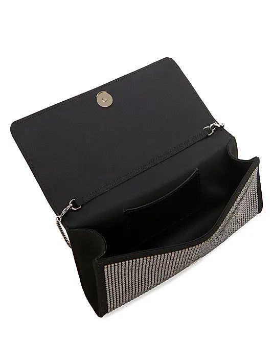 Stella McCartney os11x1225 Size: OS / Falabella Crystal Hotfix Clutch Black Size ONE SIZE - 4 Thumbnail