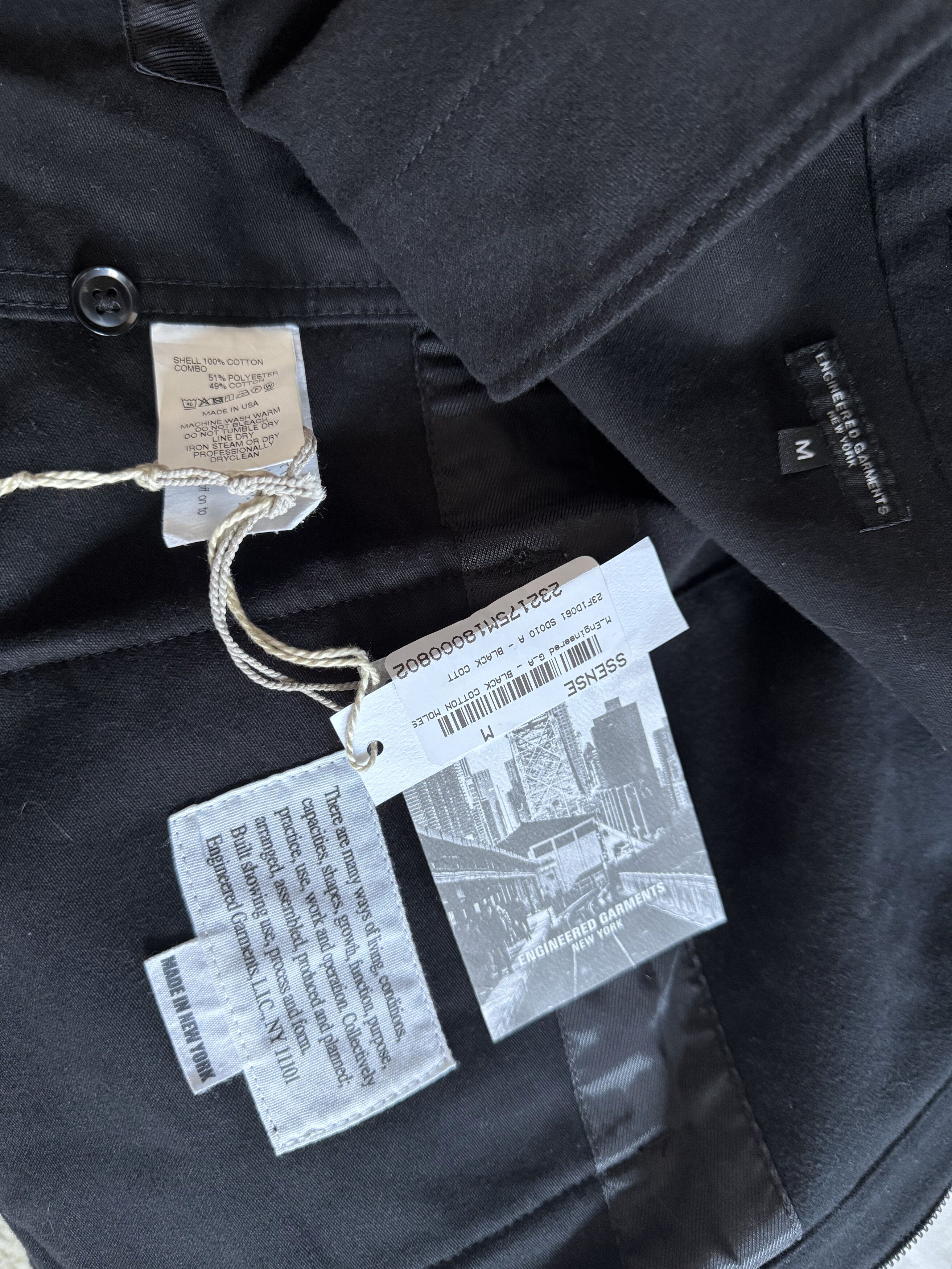 Engineered Garments Black Kangaroo Pocket Shooting Jacket Size US M / EU 48-50 / 2 - 4 Thumbnail