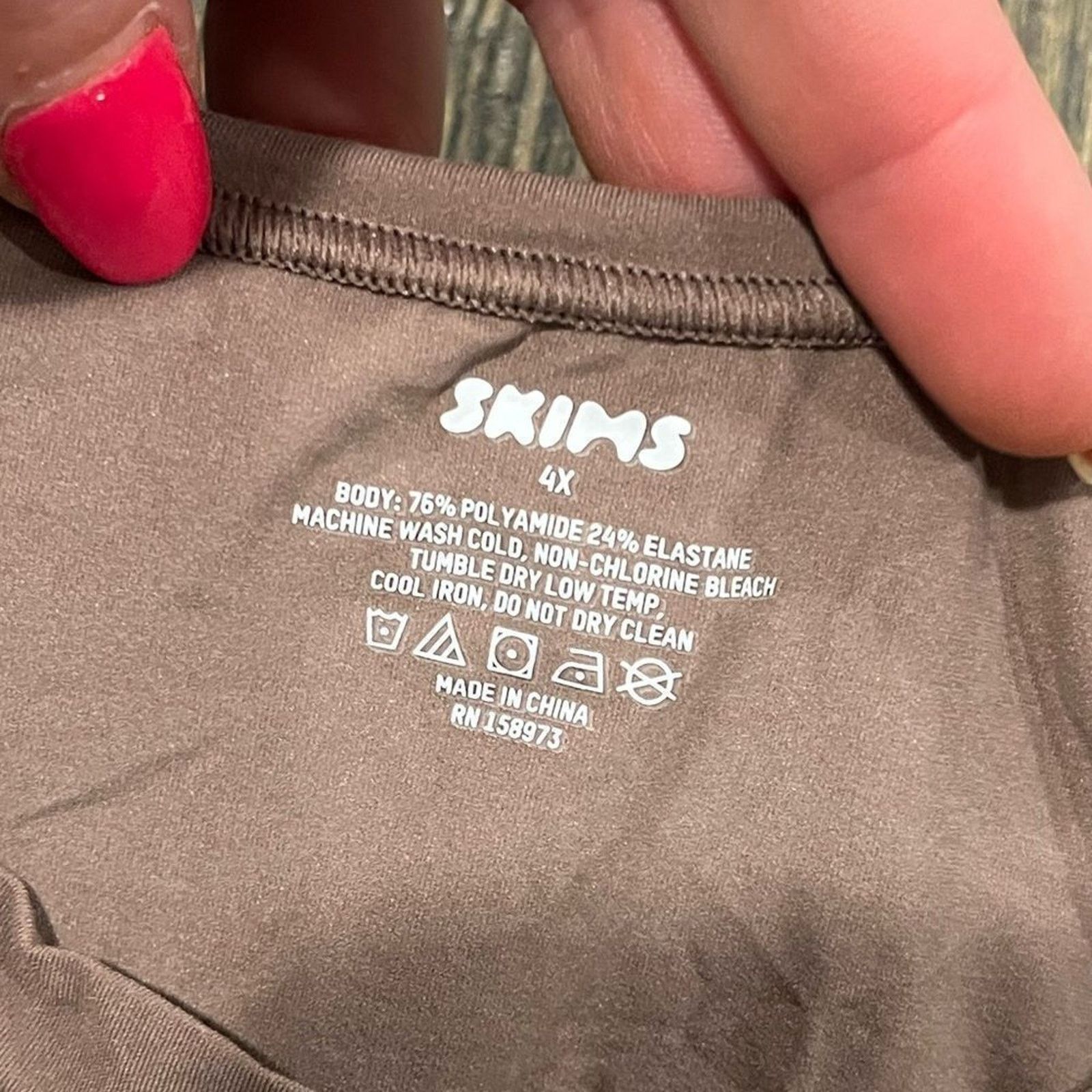 SKIMS NWT Skims Fits Everybody Super Cropped T-Shirt Crewneck 4X Size 4XL / US 24-26 - 2 Thumbnail