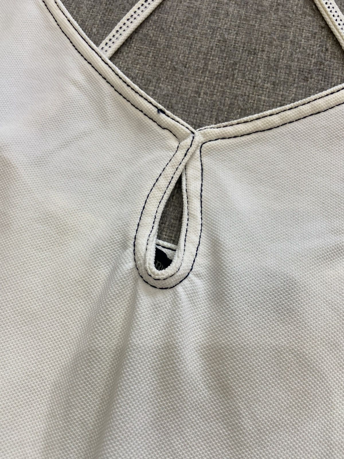 Other Marina Yachting White Strappy Tank Top – S – Nautical Summer Size S / US 4 / IT 40 - 7 Thumbnail