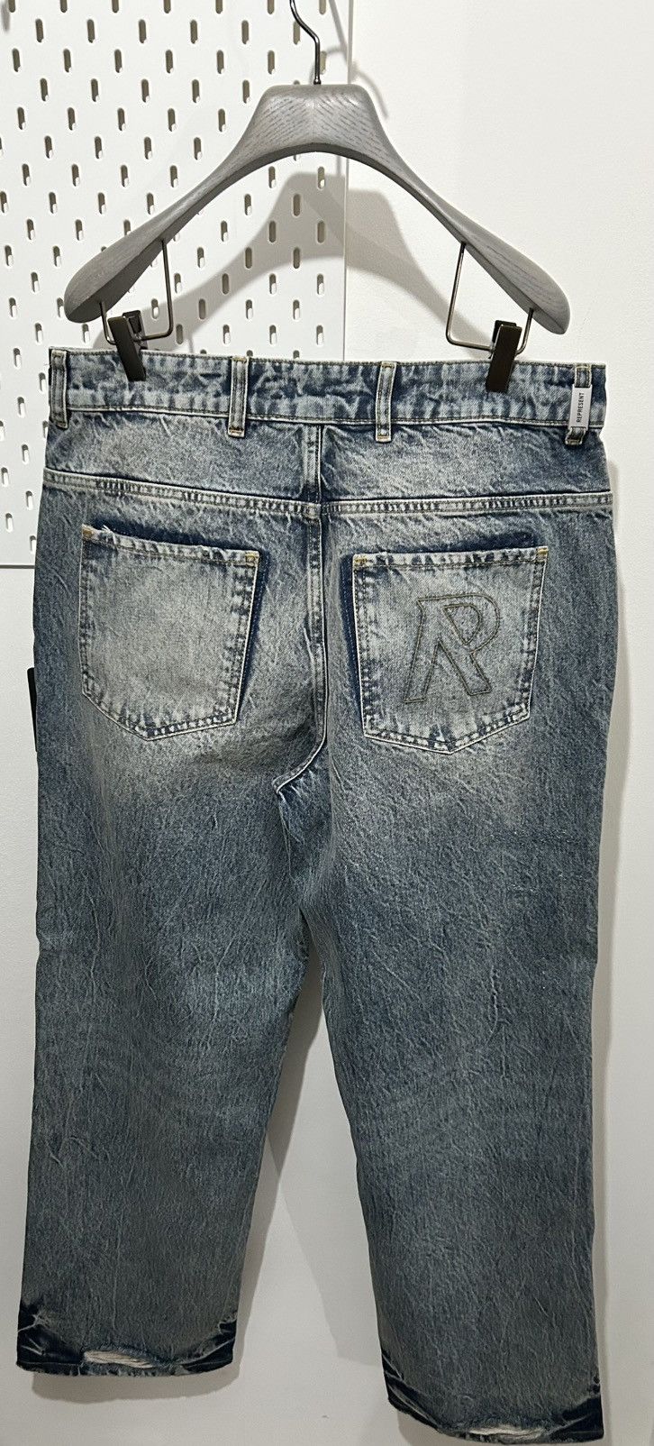 Represent Clo. Represent R3 Distressed Baggy Jeans Blue W33 – Premium Size US 33 - 9 Thumbnail