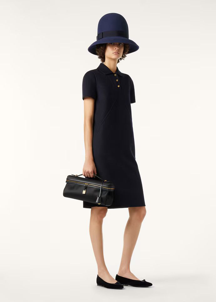 Loro Piana os11x0326 FAQ5846 Gareth Dress in Blue Navy Size S / US 4 / IT 40 - 6 Thumbnail