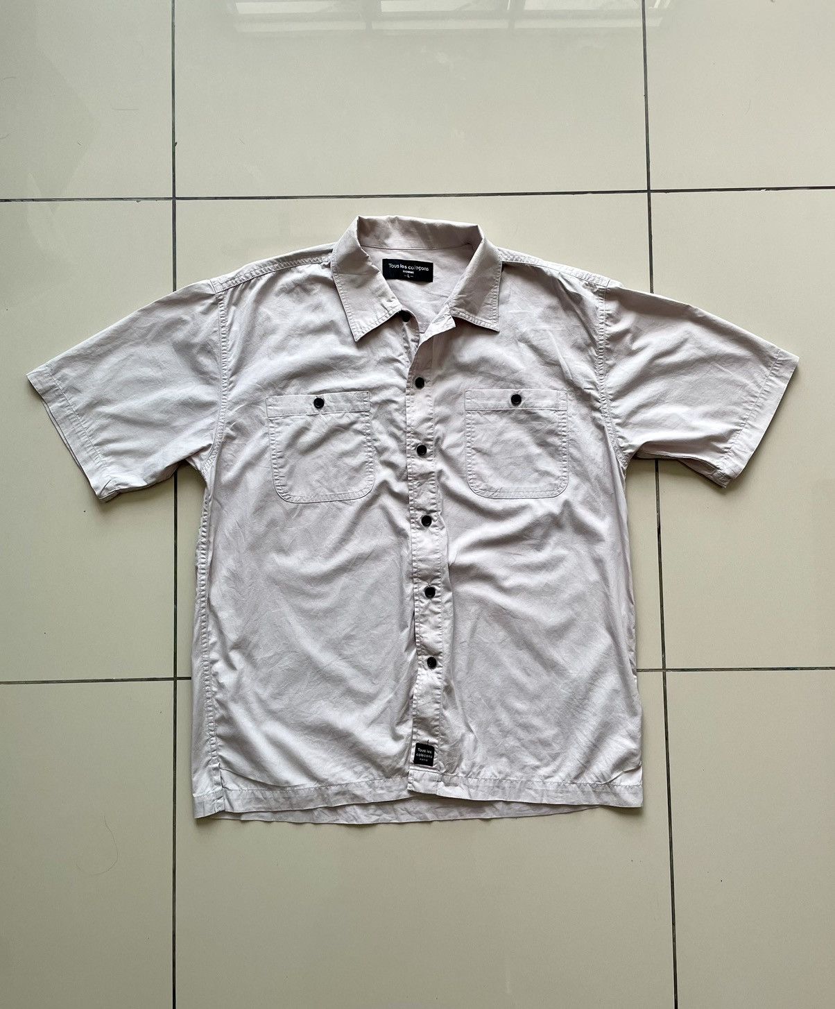 image of Tous Les Caleçons Homme France Brand Shirt in Grey, Men's (Size Large)