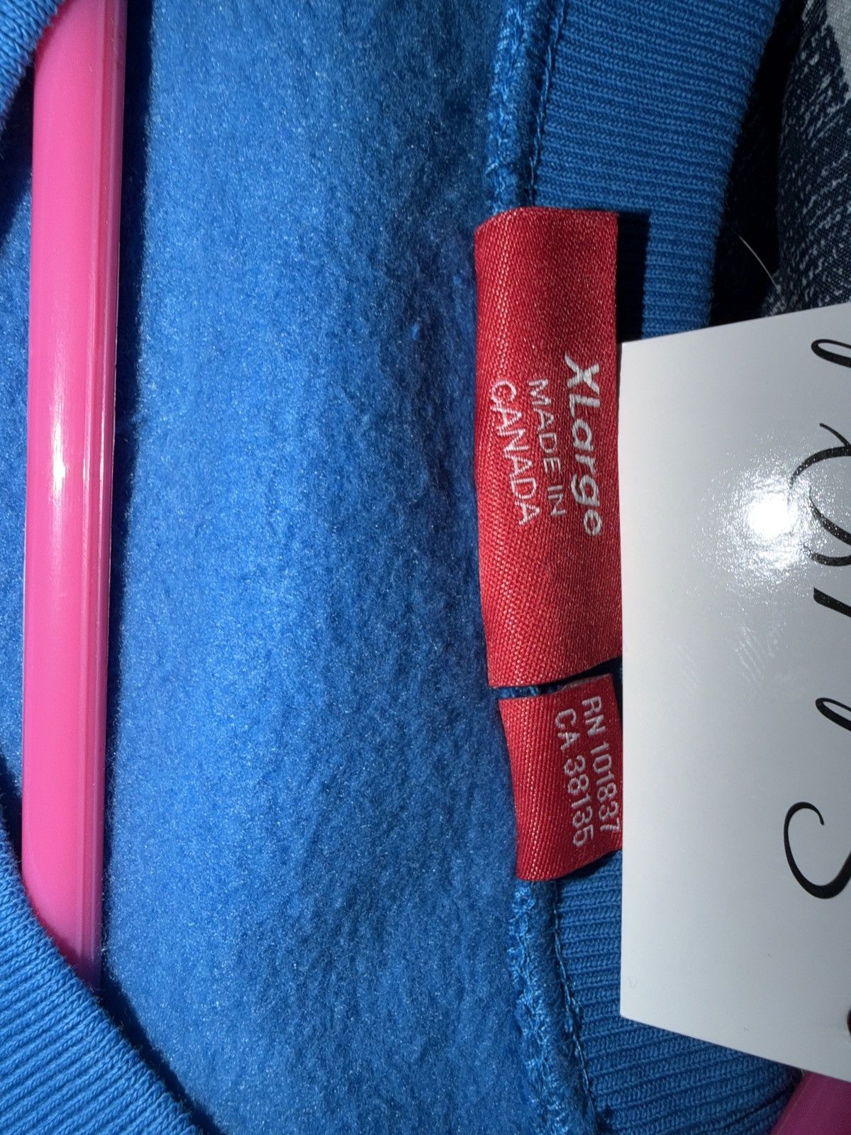 Supreme Supreme Box Logo Crewneck Blue FW22 Size US XL / EU 56 / 4 - 5 Thumbnail