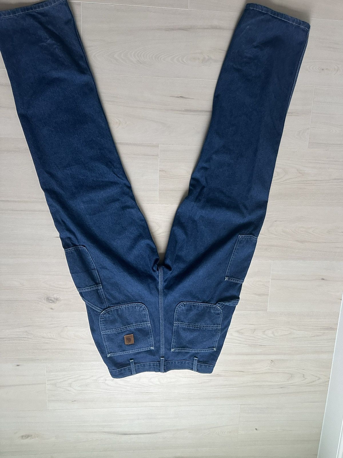 Carhartt × Vintage Carhartt Denim Workwear Jeans Baggy fit Size US 33 - 2 Thumbnail