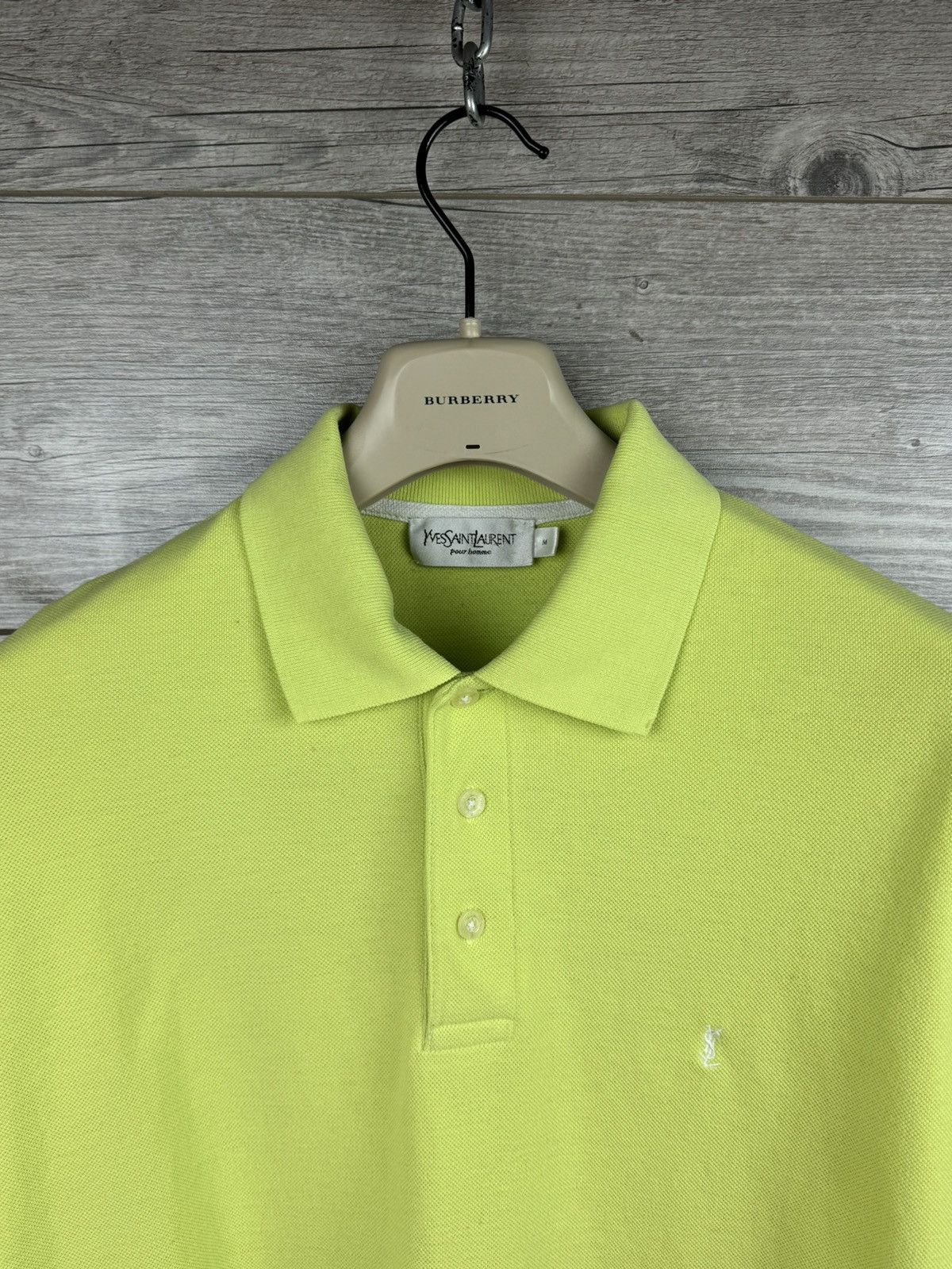 Polo YSL Yves Saint Laurent Luxury Vintage Shirts Size M