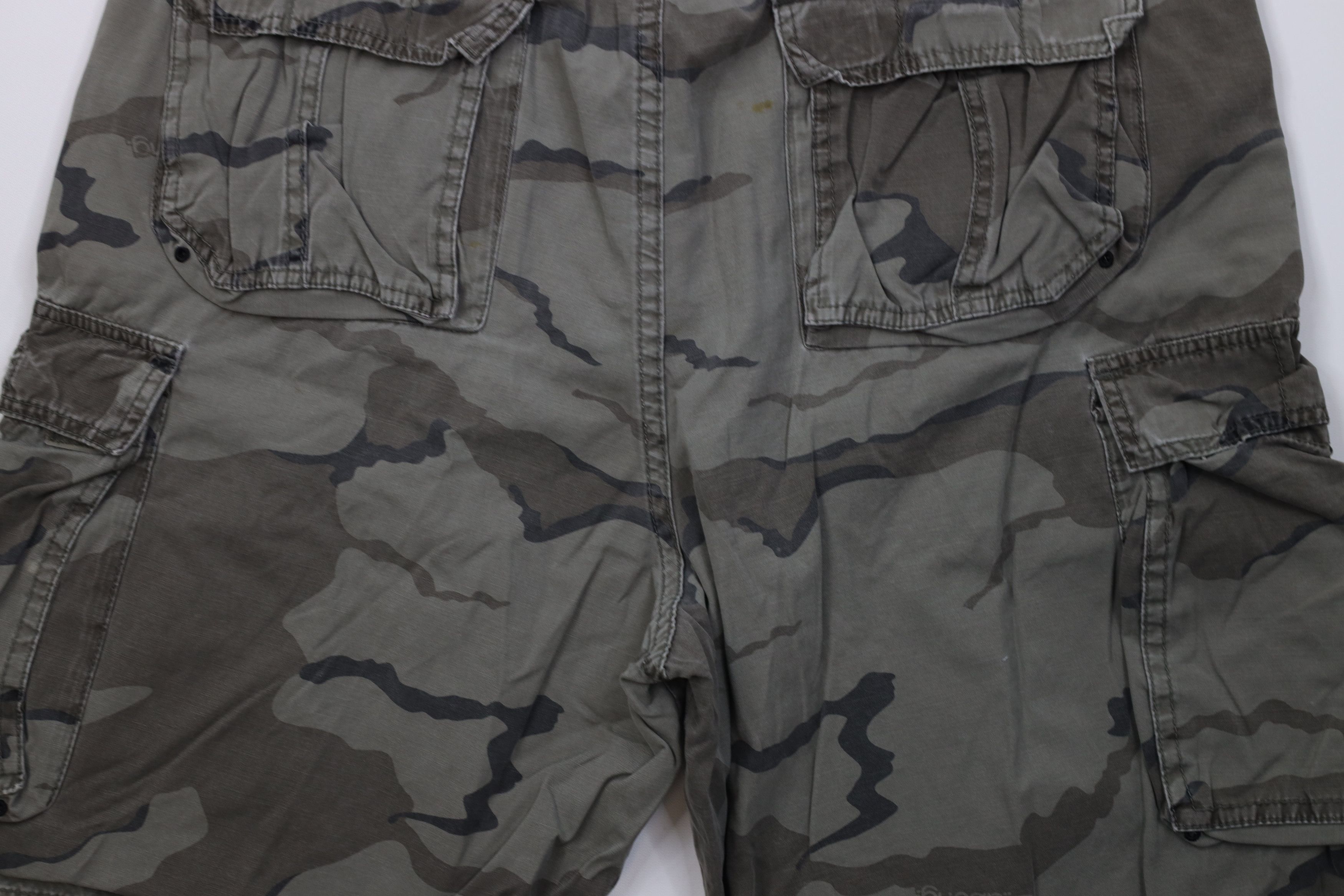 Billabong Vintage 90s Y2K Billabong Surfing Camouflage Cargo Shorts Size US 38 / EU 54 - 11 Thumbnail