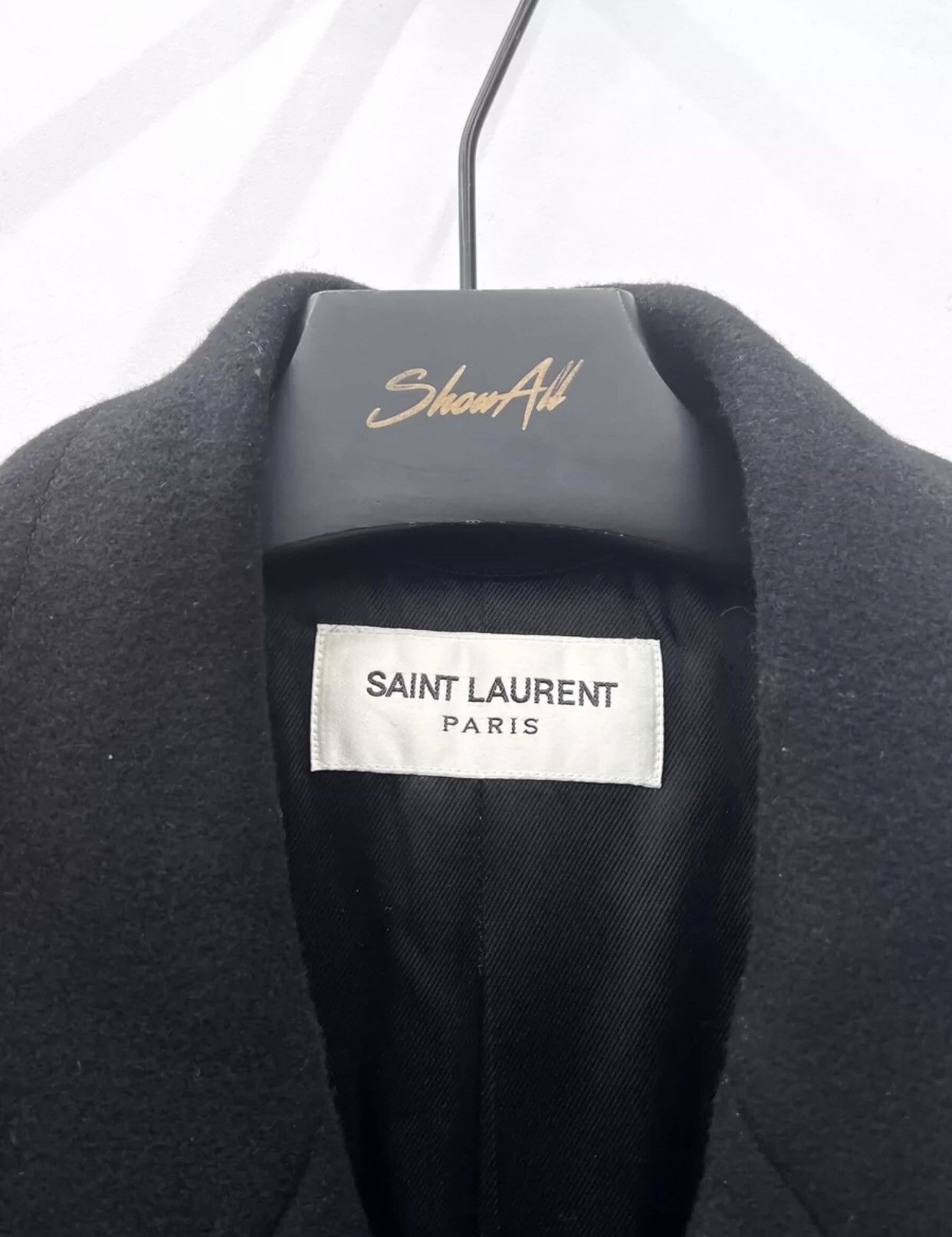 Saint Laurent Paris × Yves Saint Laurent Saint Laurent YSL fashion show double gold button wool coat Size US M / EU 48-50 / 2 - 3 Thumbnail
