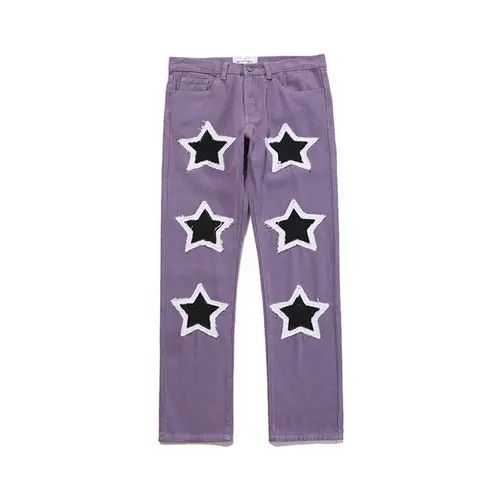 Jean STARS Purple Denim Jeans Size US 30 / EU 46 - 8 Thumbnail